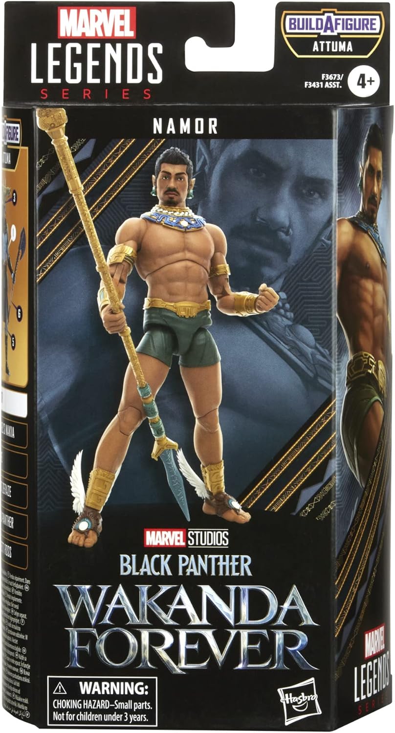 Hasbro Marvel Legends Series Black Panther: Wakanda Forever - Namor 6-inch Action Figure (F3673)