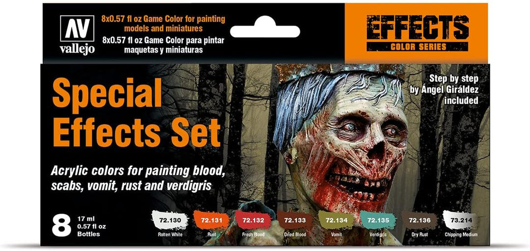 Acrylicos Vallejo Game Color Special Effects Paint Set (VJ72213)