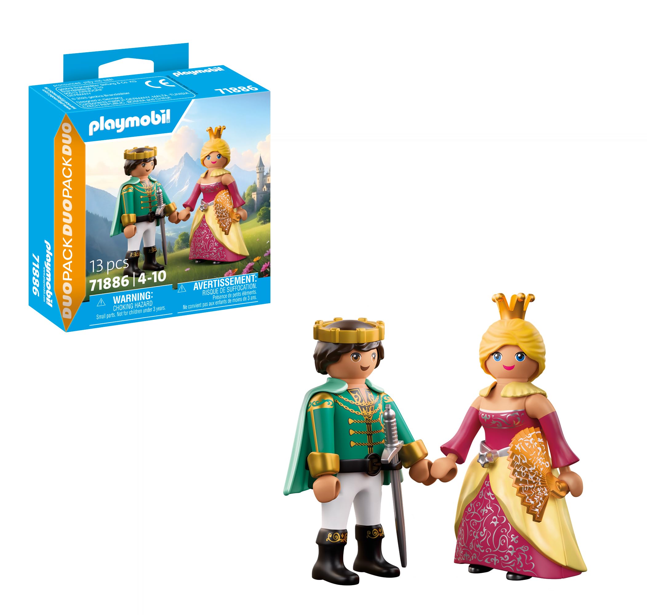 Playmobil Prince and Princess Playset - Royal Figures with Accessories, Ages 4+