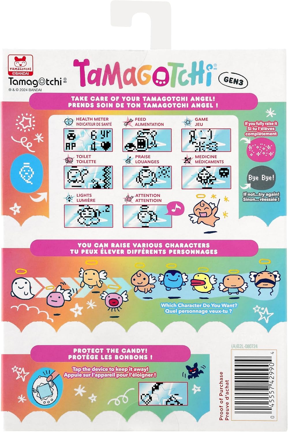 TAMAGOTCHI Original Angel Sky Digital Pet - Electronic Virtual Pet Toy for Kids 8+ 7
