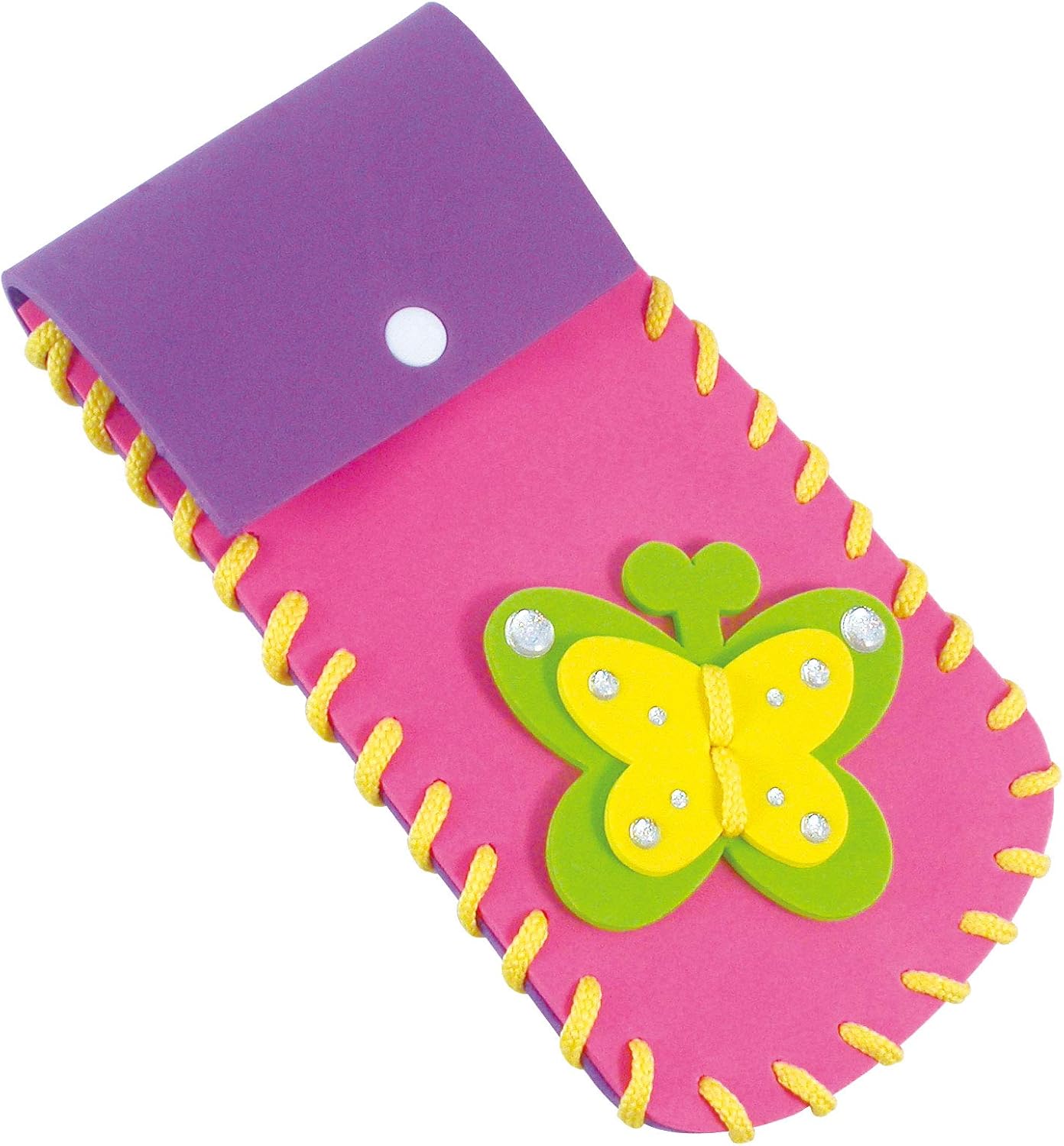 Galt First Sewing Kids Craft Kit with Pencil Case, Purse & Frame - Foam Sewing Set for Children 9