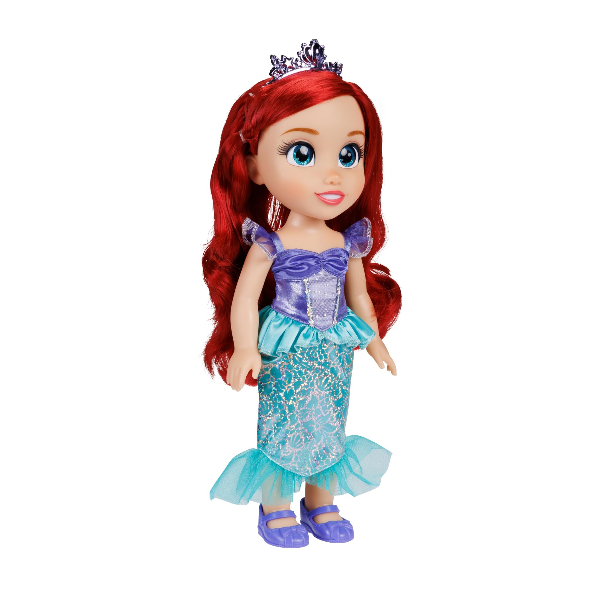 Disney Princess Ariel Doll - 14" Shimmery Holofoil Dress & Articulated Pose, Ages 3+ 6