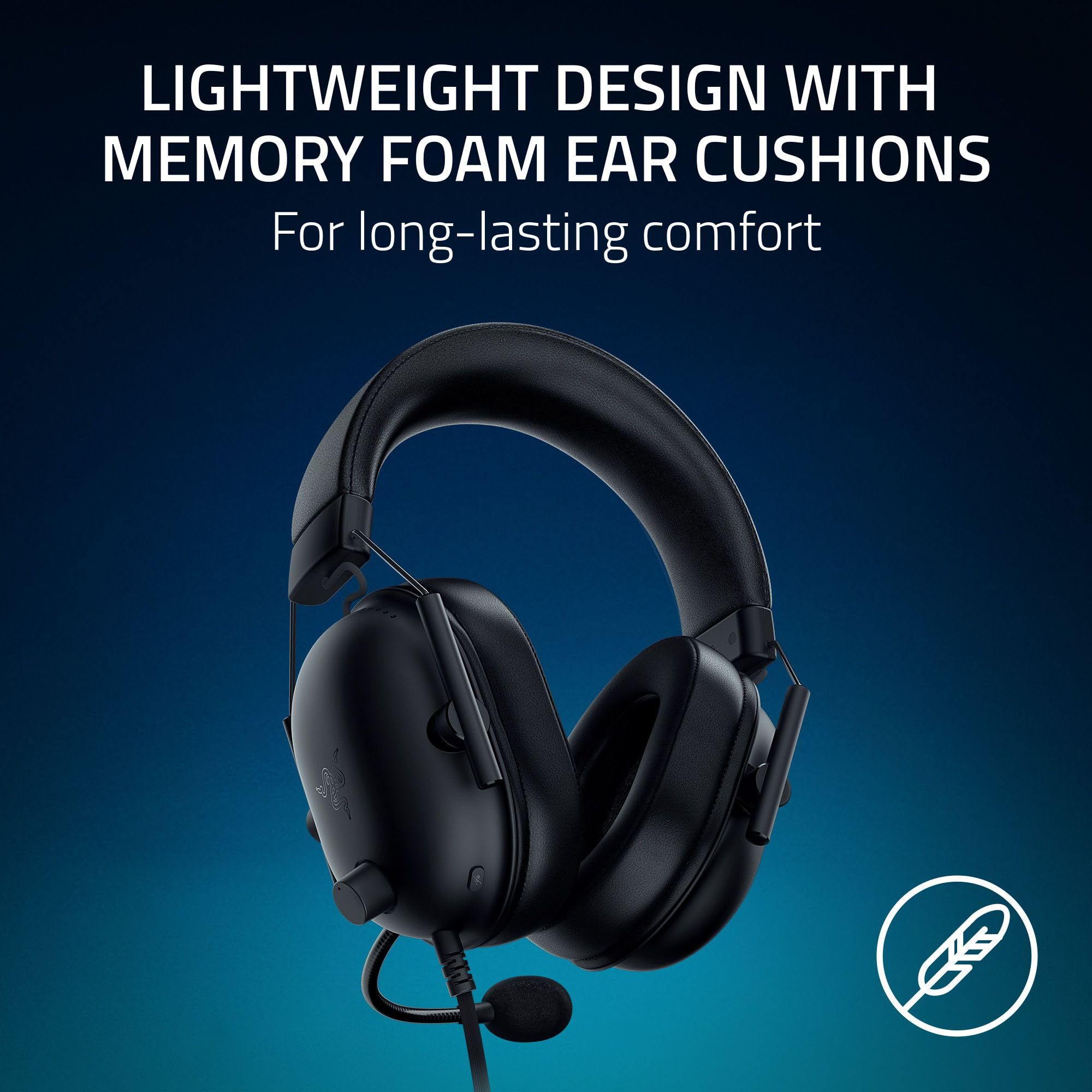 Razer BlackShark V2 X Wired Esports Headset for PlayStation | 50mm Drivers, Cardioid Mic, 240g 5