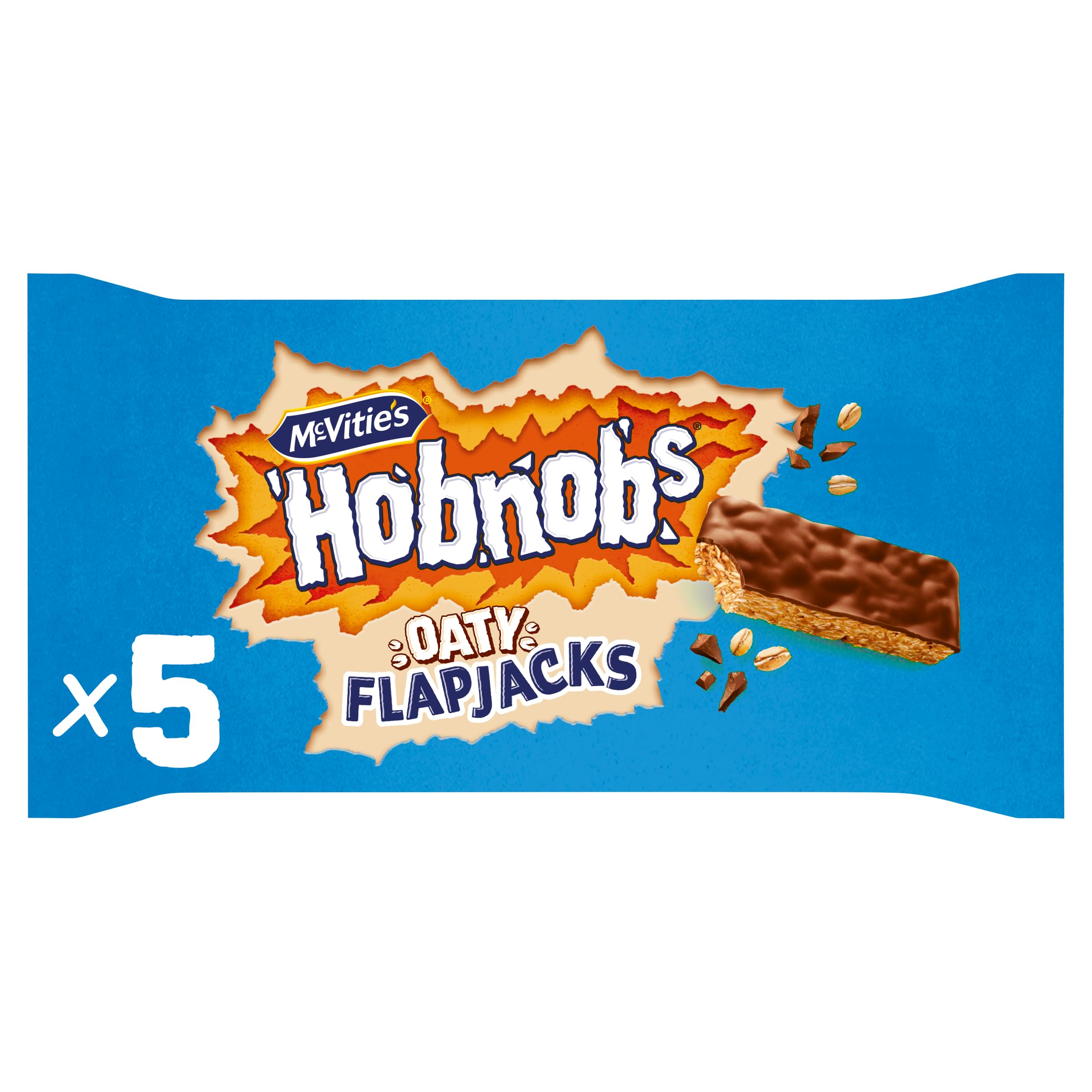 McVitie's Hobnobs Flapjacks Chocolate, Pack of 10 (132 g)