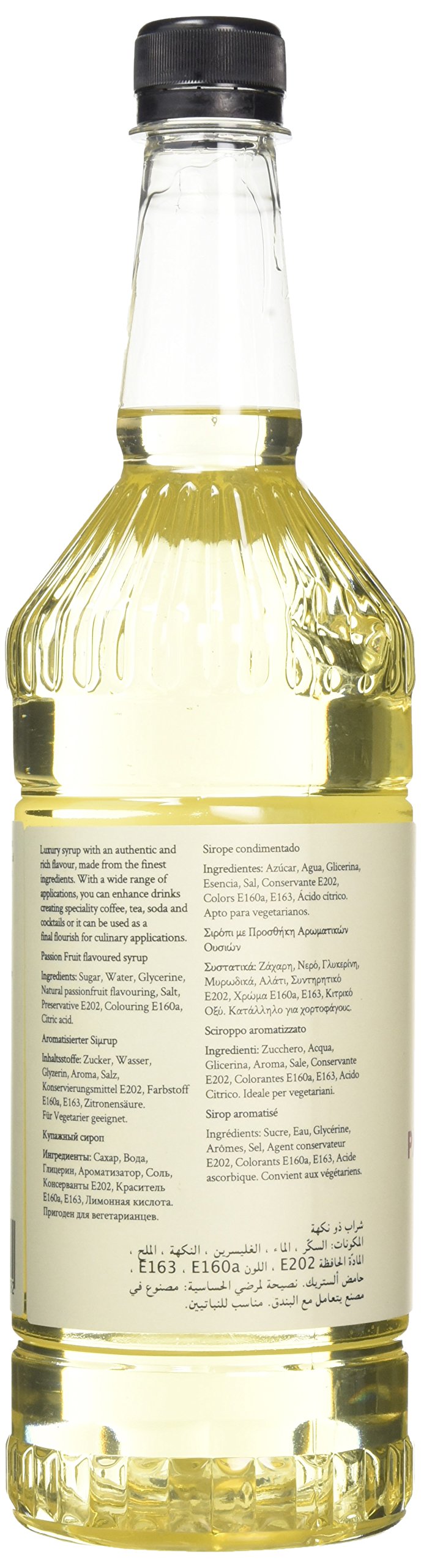 Simply - Passion Fruit Syrup Vegan & Nut Free Flavoured Syrup for Coffee, Cocktails & Baking