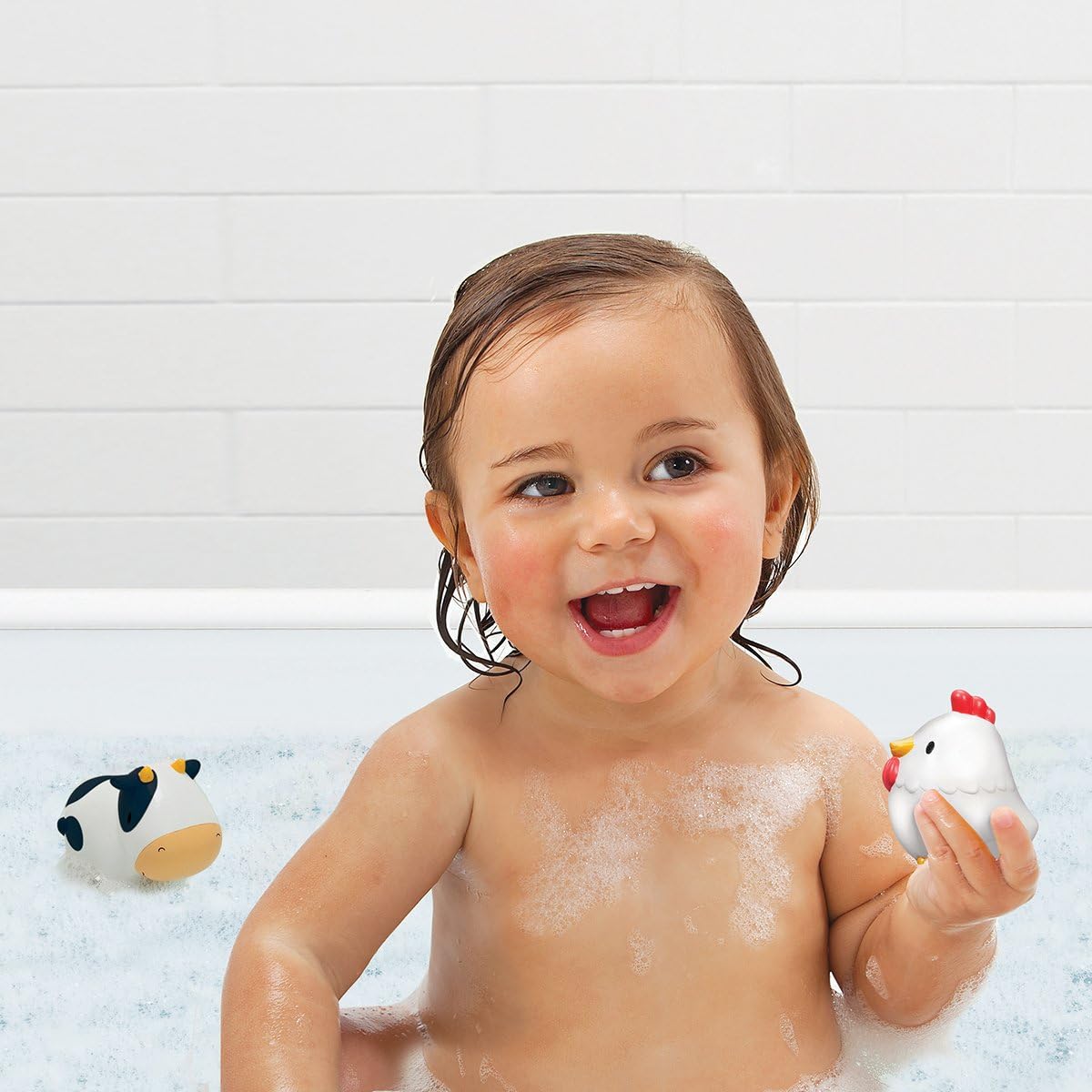 Munchkin Floating Farm Animal Bath Squirt Toys - 8-Pack for Toddlers 9+ Months 8