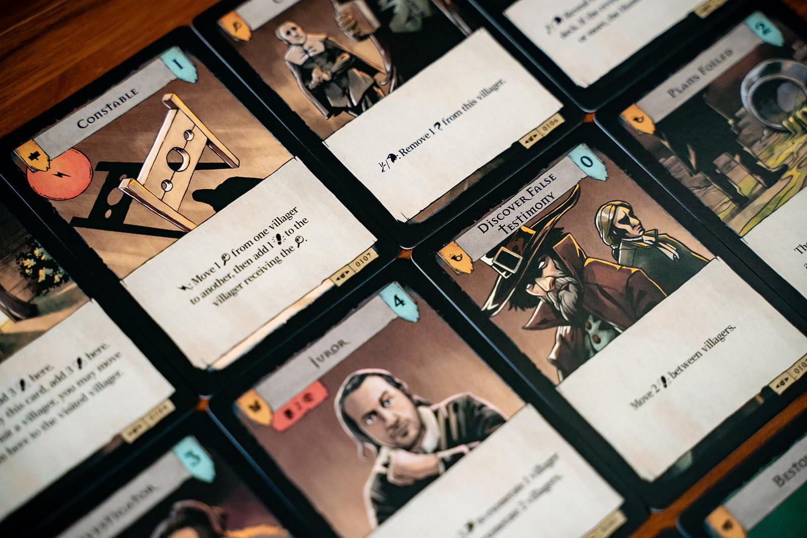 Capstone Games Pagan: Fate of Roanoke Trials of Old Expansion Pack – Asymmetrical Deduction Card Game for 2 Players 5