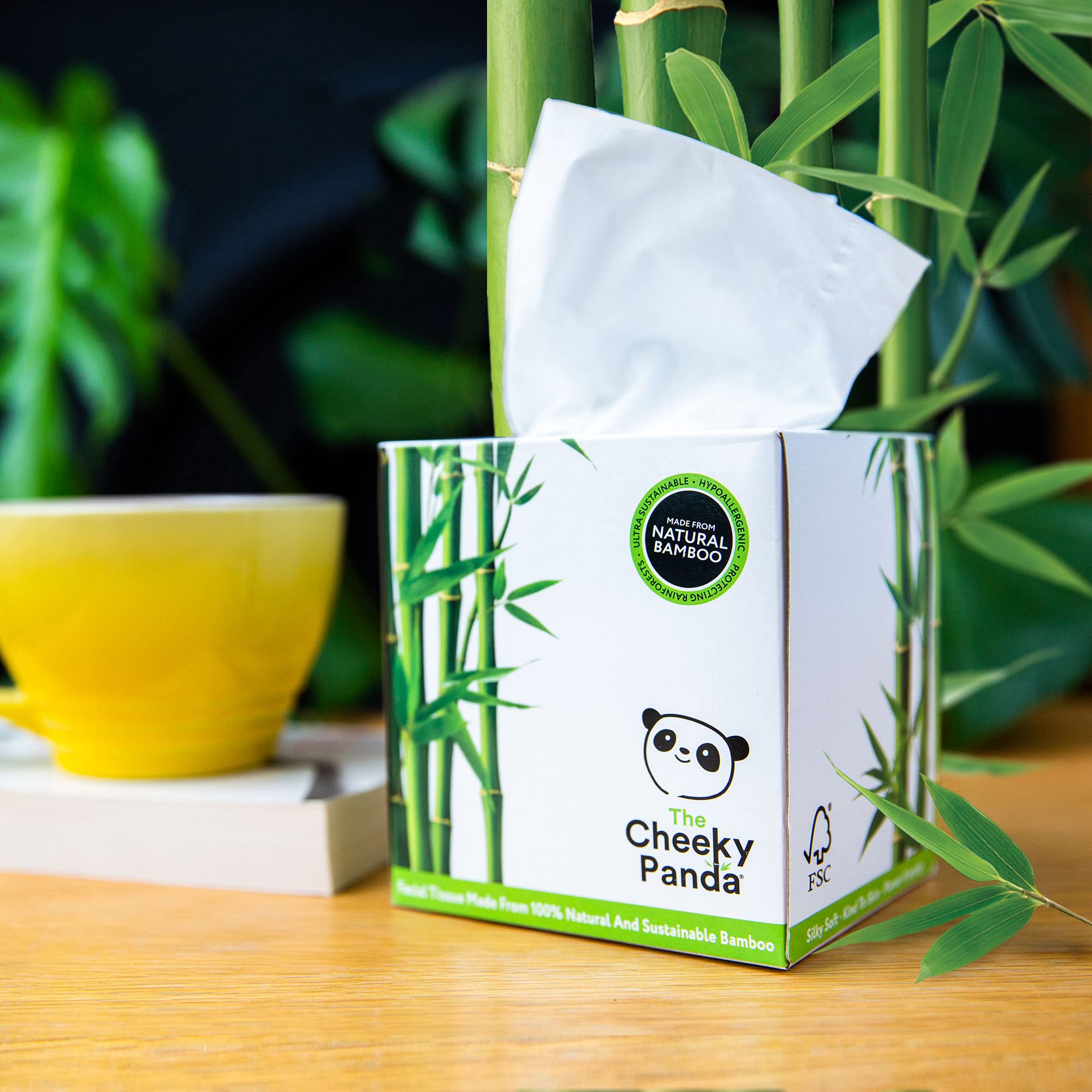 The Cheeky Panda - 100% Bamboo Facial Tissue Cube (Pack of 56) 10