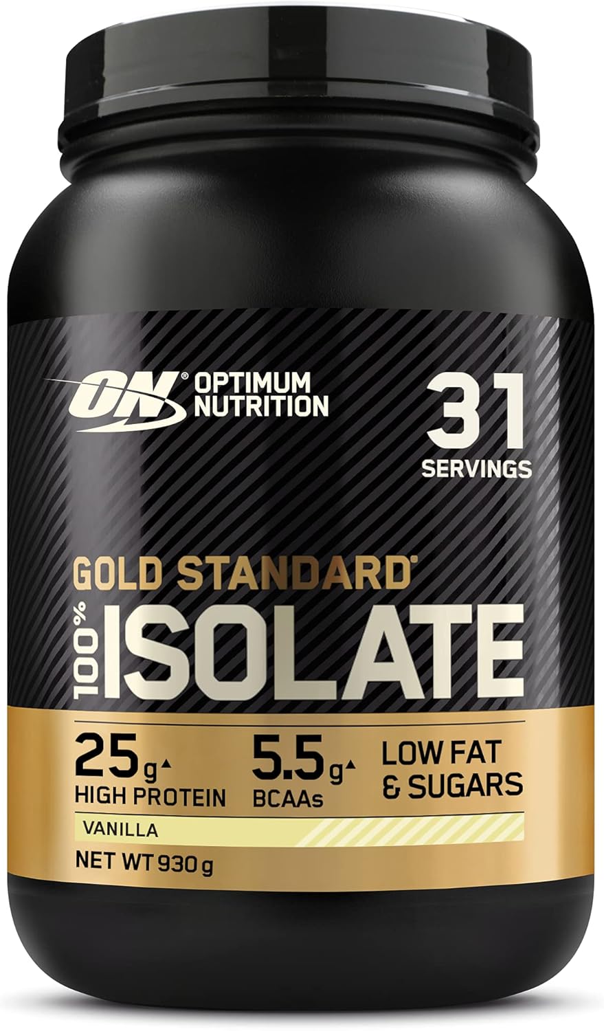 Optimum Nutrition Gold Standard 100% Isolate Whey Protein Powder - High-Protein Fitness Support