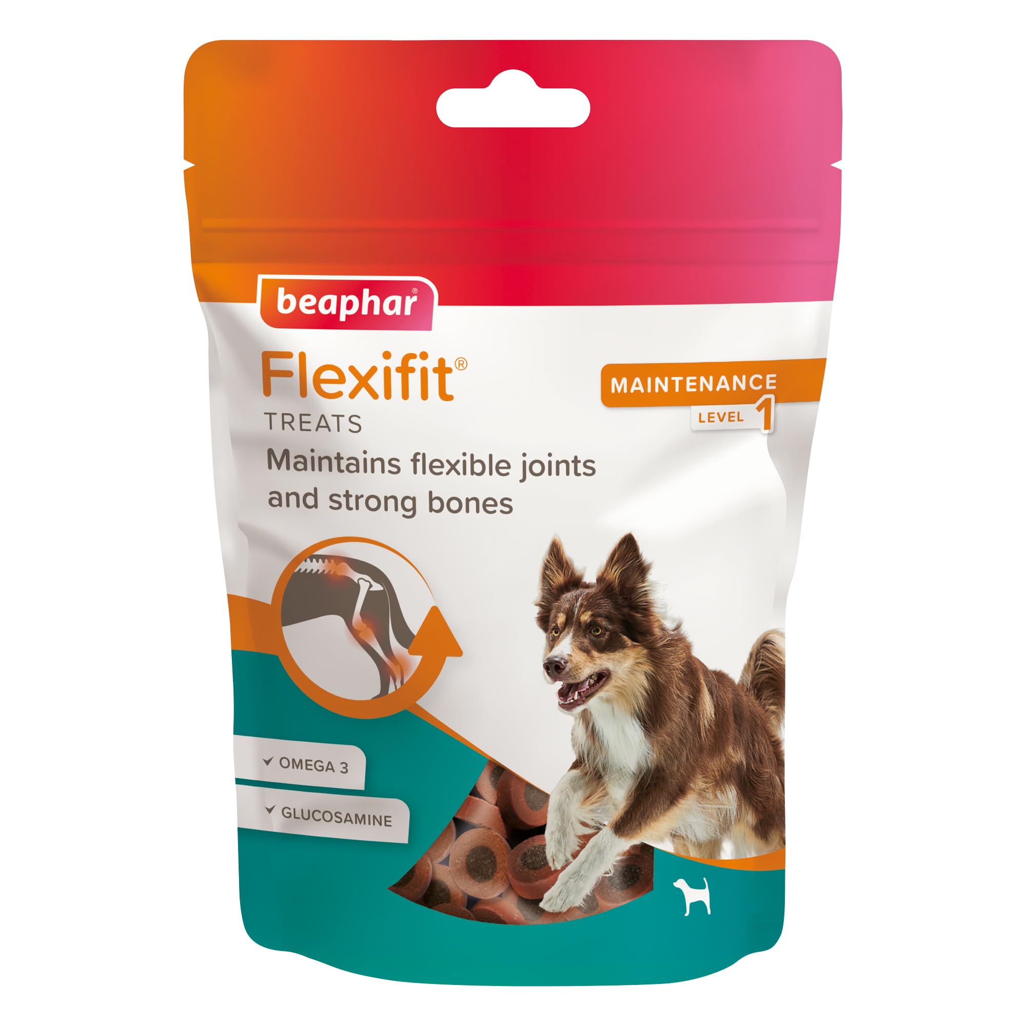 Beaphar Flexifit® Joint Care Treats for Adult Dogs - Glucosamine & Omega 3 | 150g