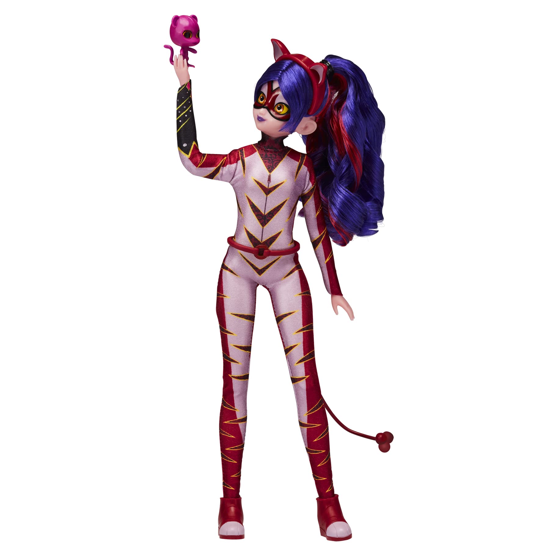 Miraculous Purple Tigress Fashion Doll - 26cm Articulated Figure with Kwami & Accessories | Bandai 4