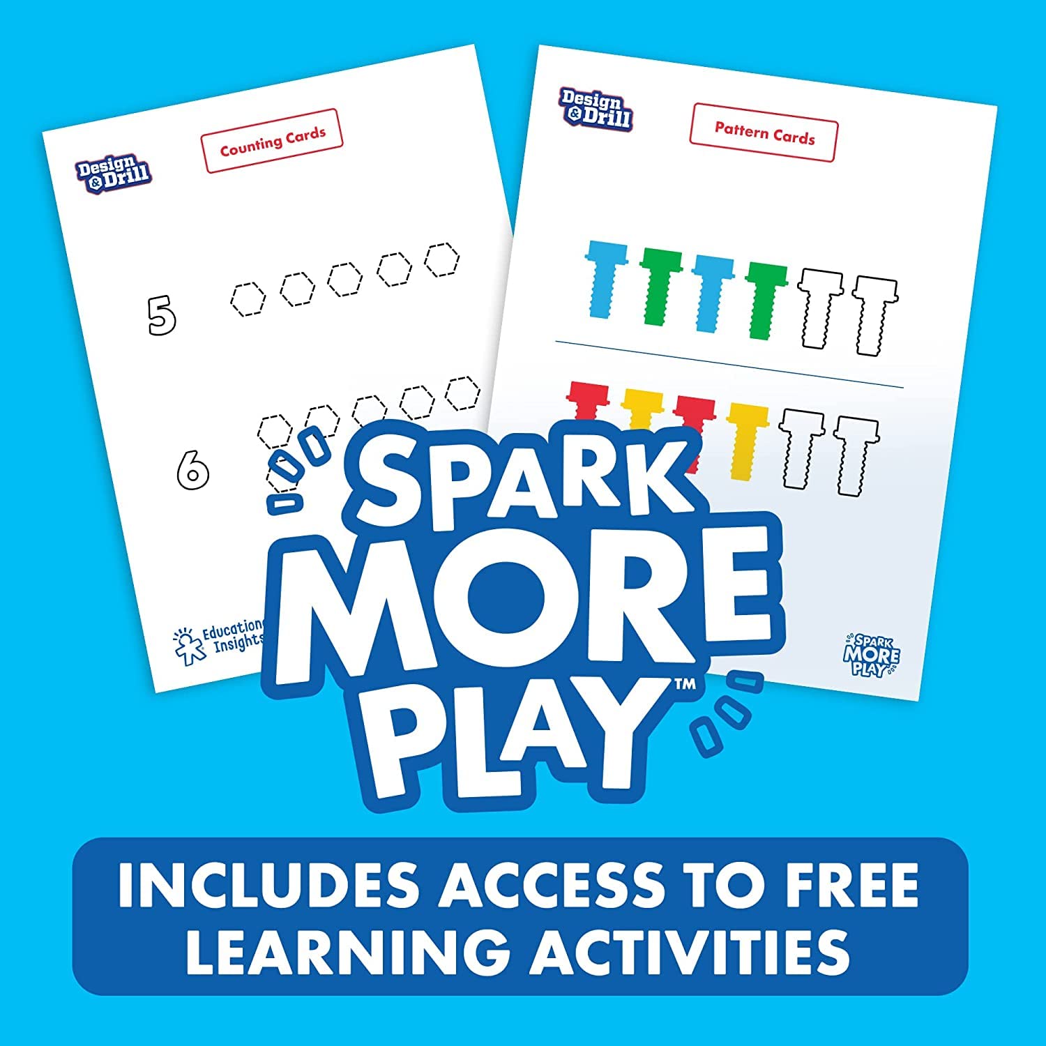 Learning Resources Design & Drill Robot - Building Toy for Fine Motor Skills & STEM Learning 12