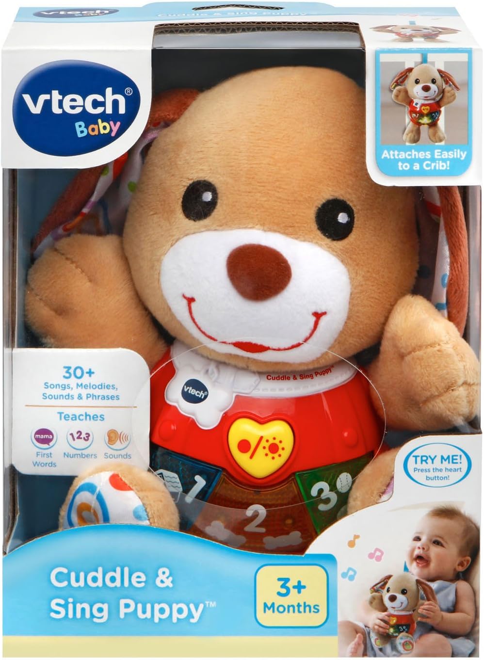 VTech Little Singing Puppy - Interactive Musical Plush Toy for 3+ Months 3