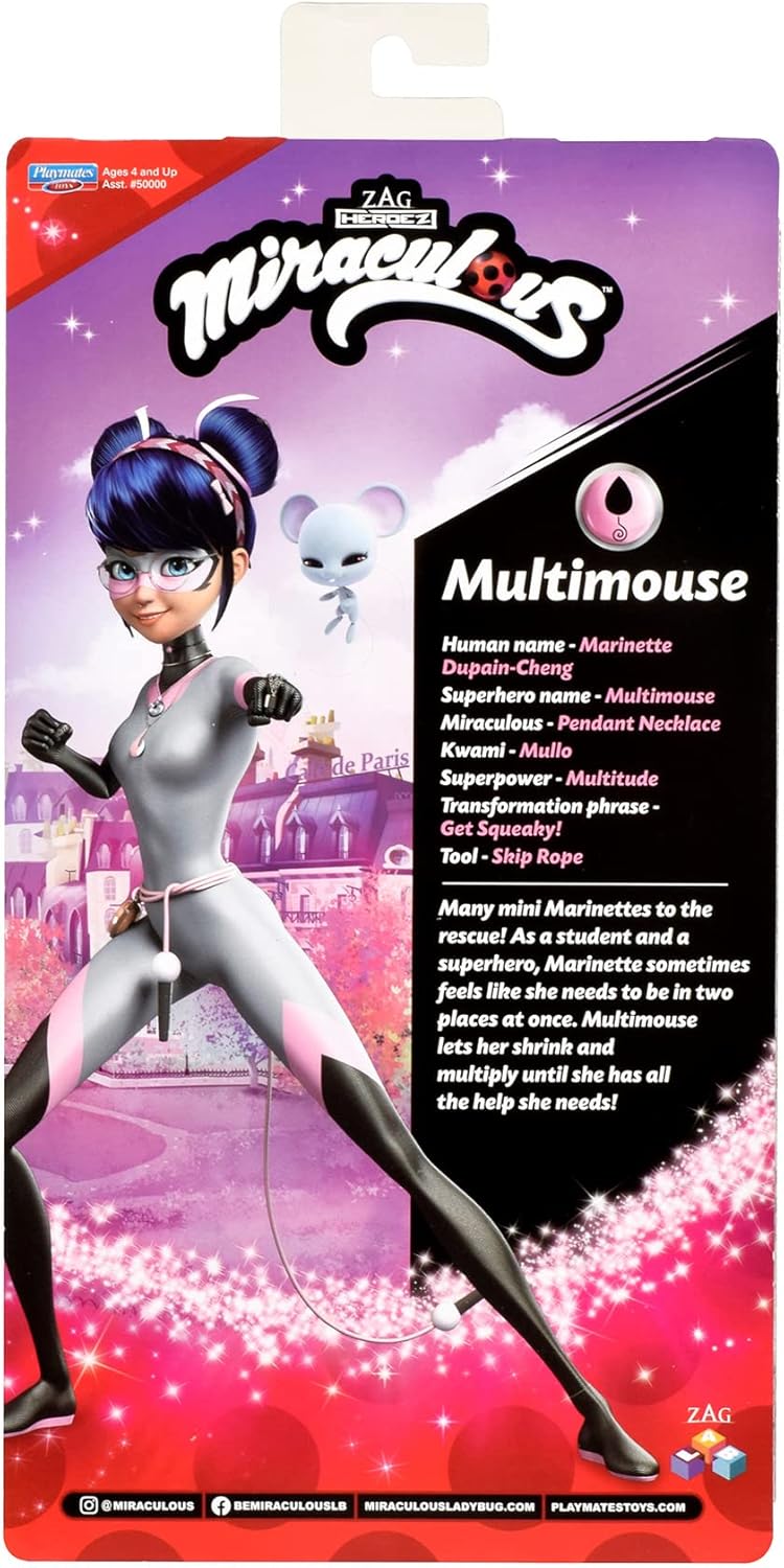 Miraculous Multimouse Fashion Doll - 26cm Articulated Action Figure with Accessories 7