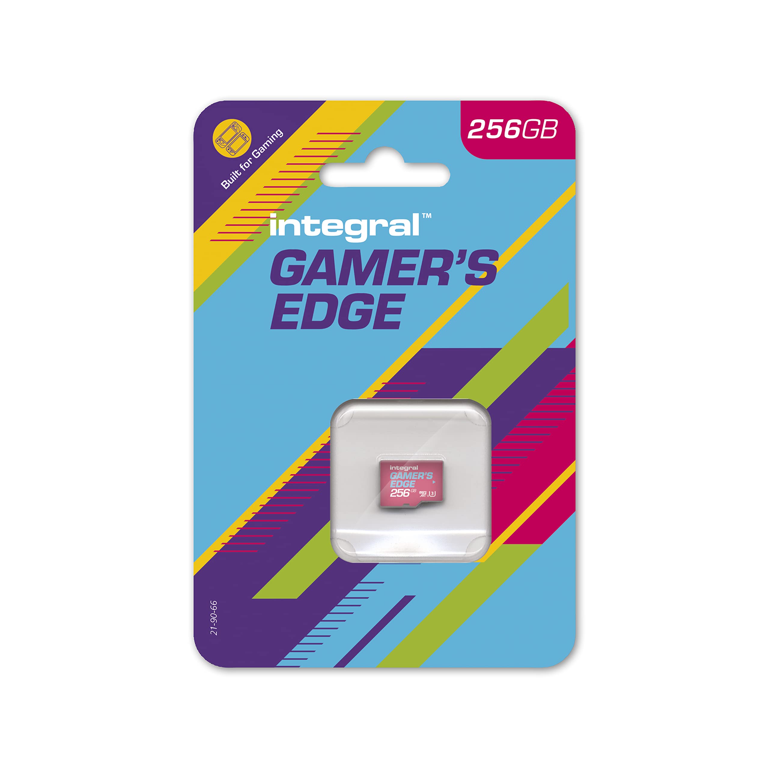 Integral Gamer's Edge Micro SD Card - 256GB Storage for Nintendo Switch | 100MB/s Read