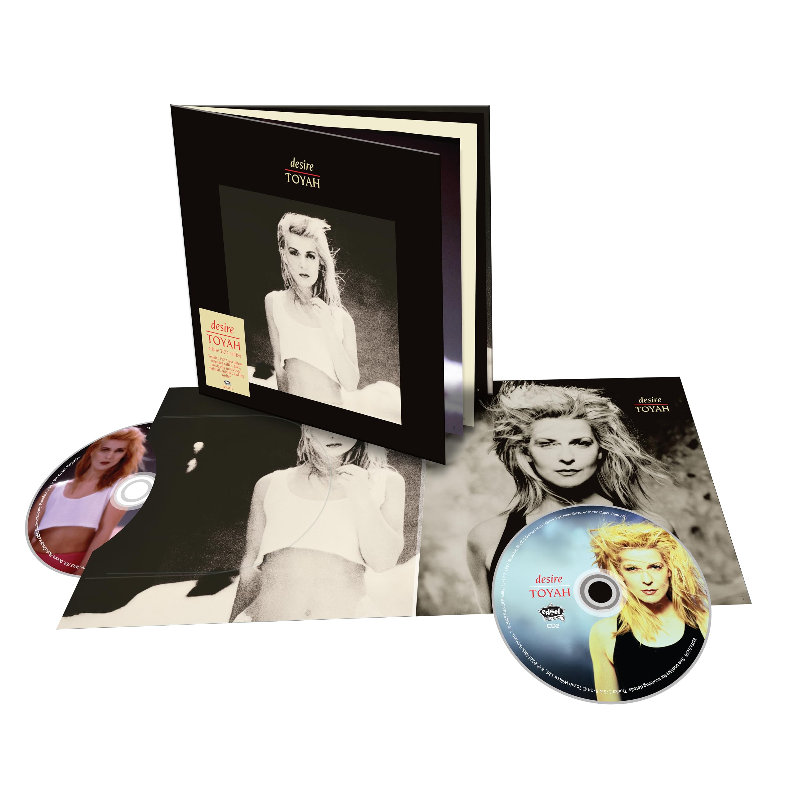 Toyah - Desire 2CD Deluxe Gatefold Packaging