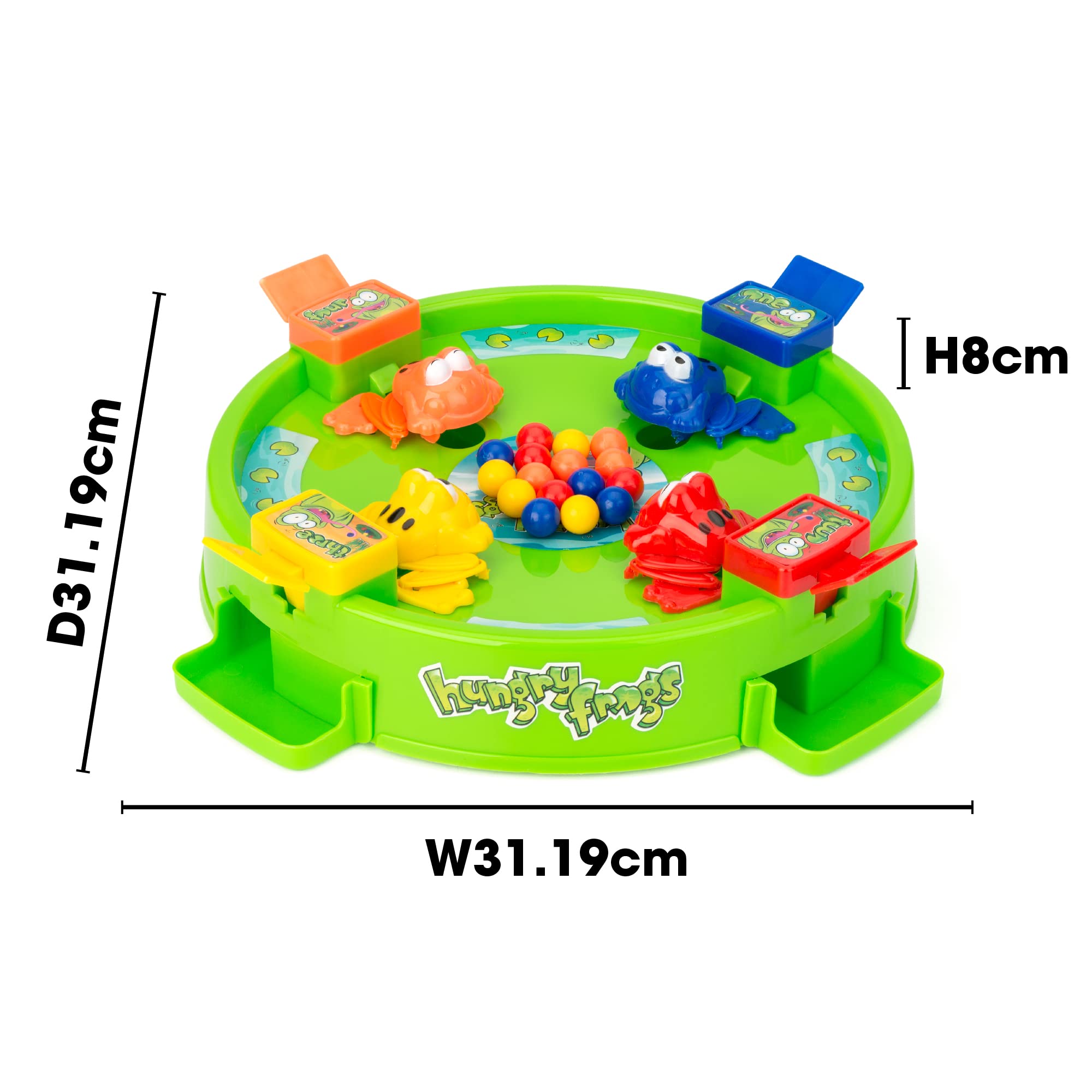 Toyrific Hungry Frogs Board Game for Kids, 4-Player Family Game 13