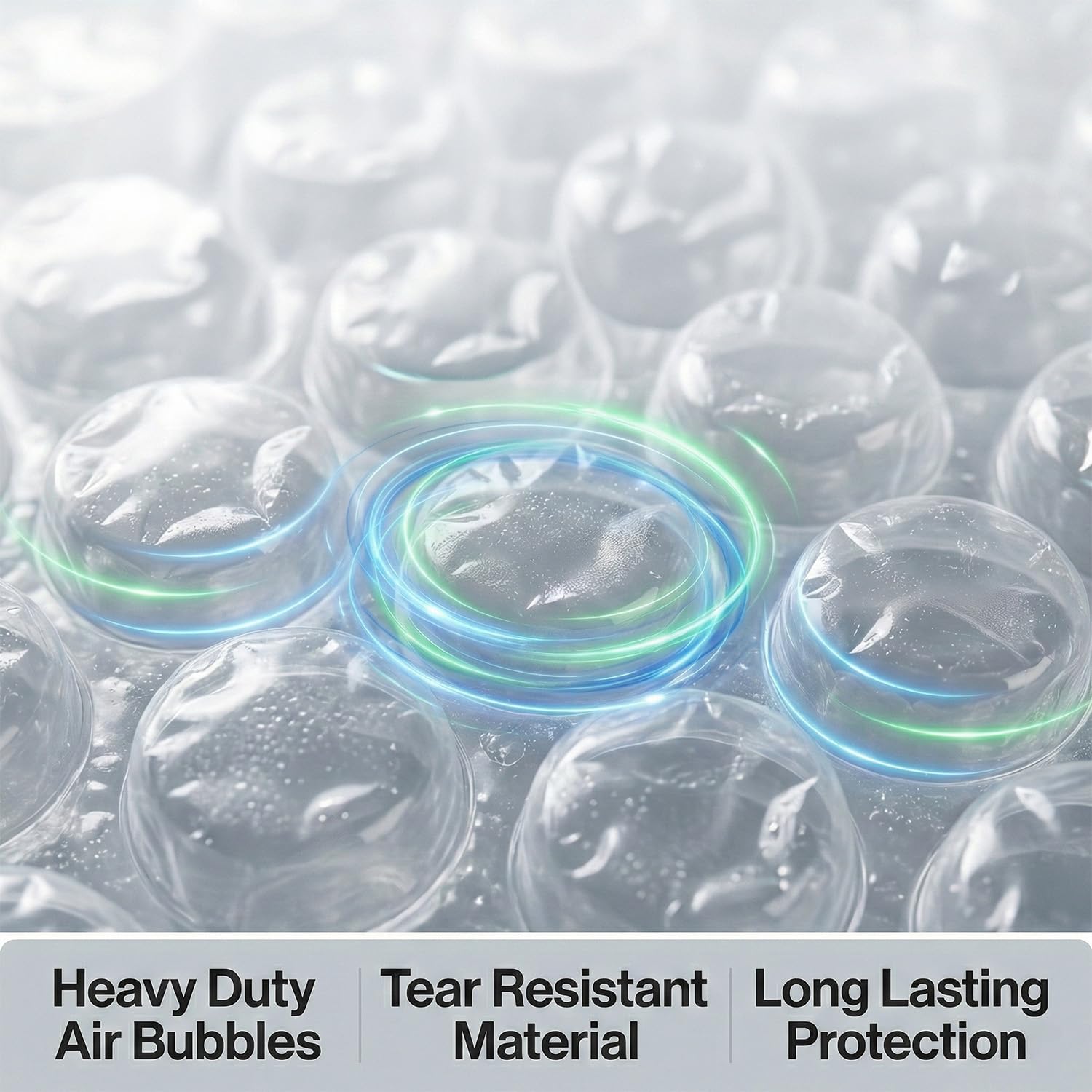 Rainberg Heavy Duty Bubble Wrap Roll - 300mm x 20m | Tear-Resistant | Recyclable 3