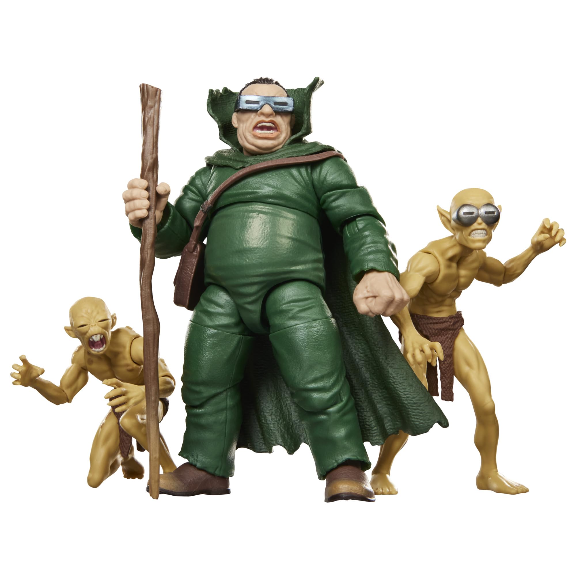 Marvel Legends Series Marvel's Mole Man & Moloids Multi-Pack - 3 Fantastic Four Comics-Inspired Collectible 15 cm Scale Action Figures | Ages 4+