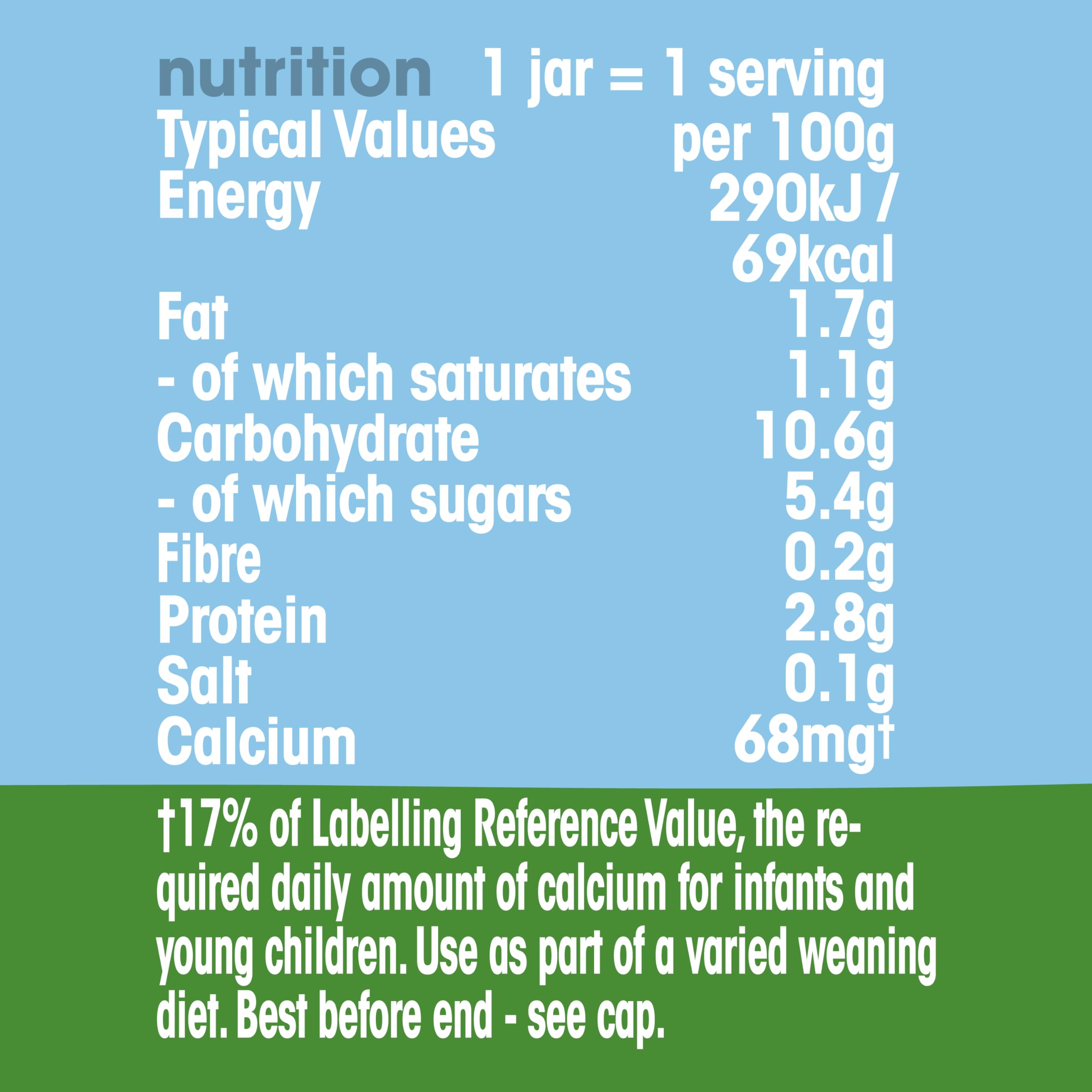 Heinz By Nature Egg Custard Baby Food Jar 6x120g - Gluten Free, No Artificial Additives