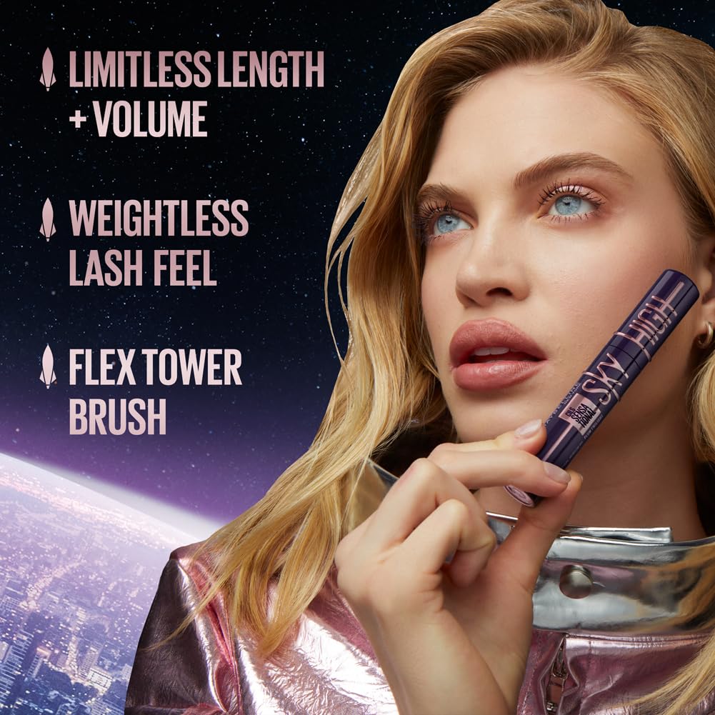 Maybelline - Lash Sensational Sky High Mascara (7.2 ml) - Plum Twilight 7