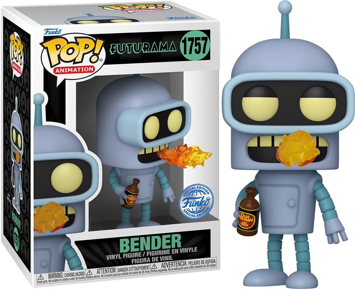 Funko Pop! Television - Bender Glow in the Dark Vinyl Figure (81941) 8
