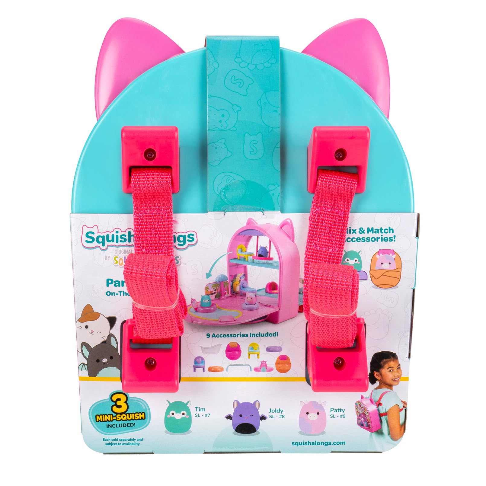 Squishmallows Mini-Squish Party Pack On-the-Go Playset Backpack - Series 1 15