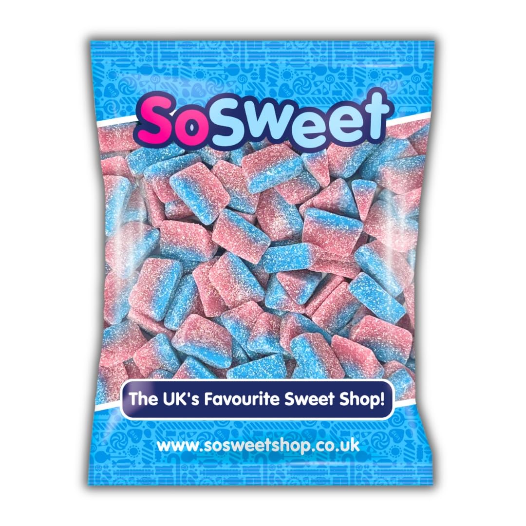 SoSweet Bubblegum Slices - 1kg Bag | Vegetarian Friendly | Classic Pick & Mix