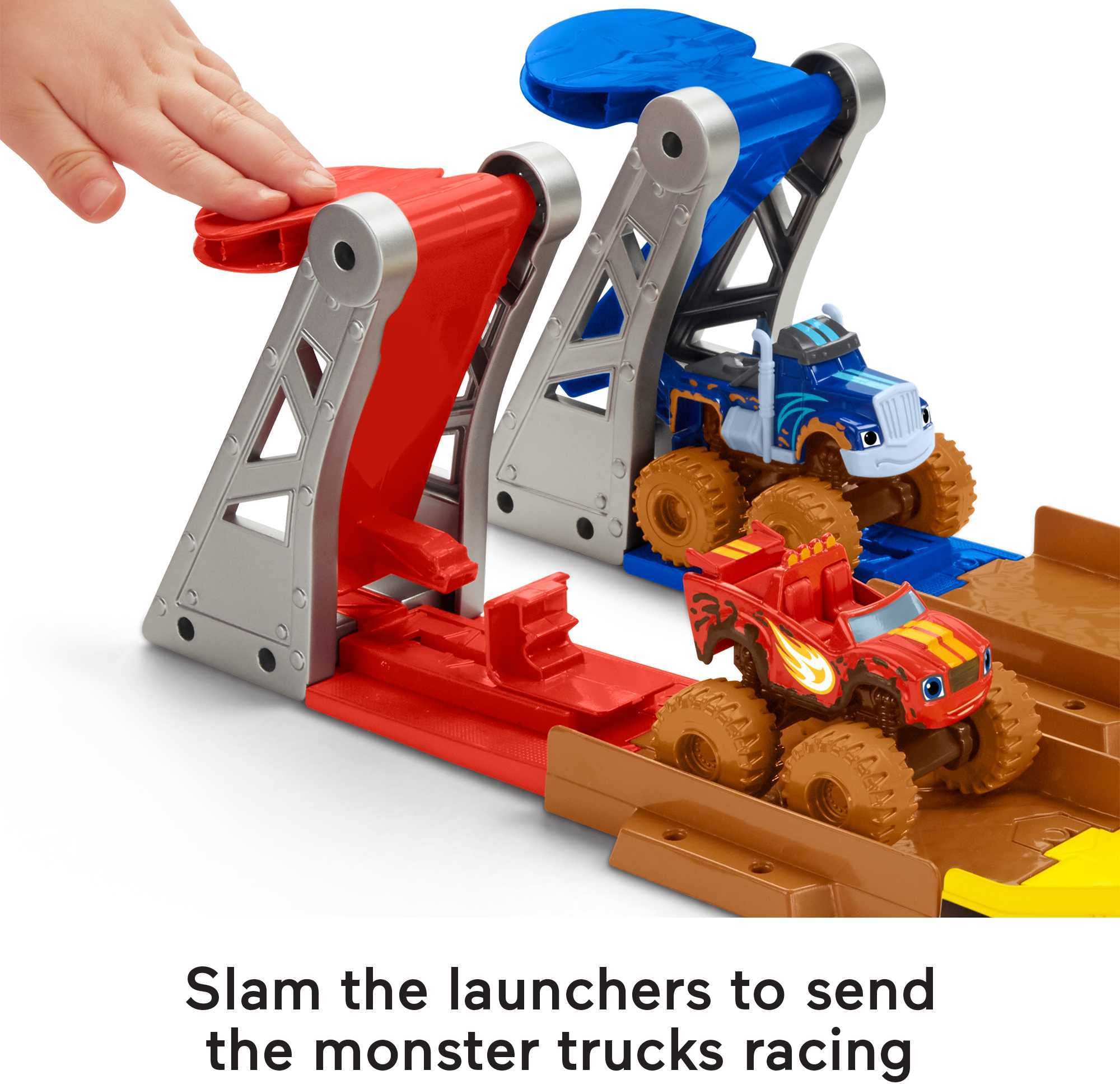 Fisher-Price Nickelodeon Blaze and the Monster Machines Mud Pit Race Track 6