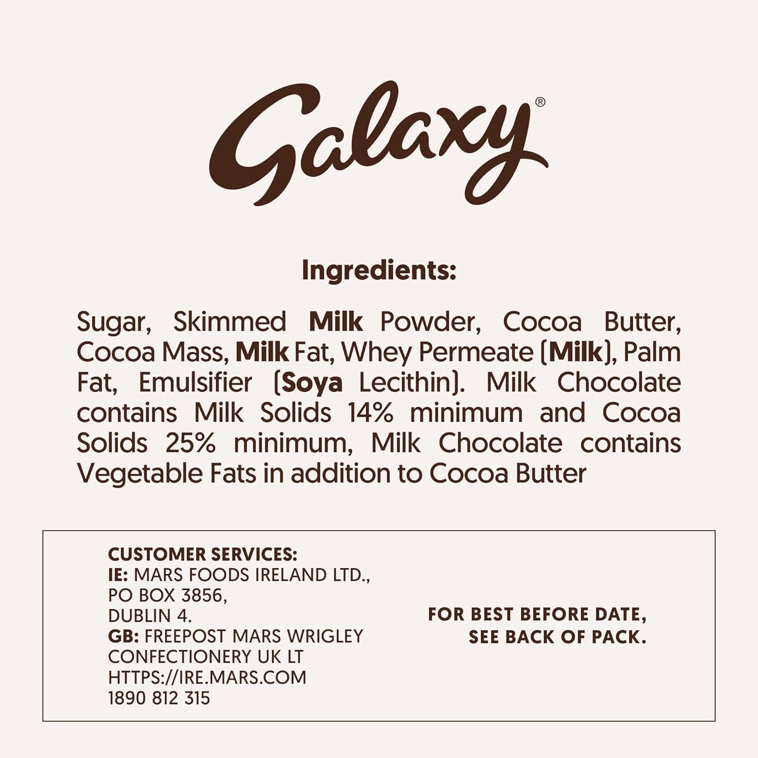 Galaxy Smooth Milk Chocolate Bar 100g - Movie Night Snack, Chocolate Gift, Sharing Bar 9