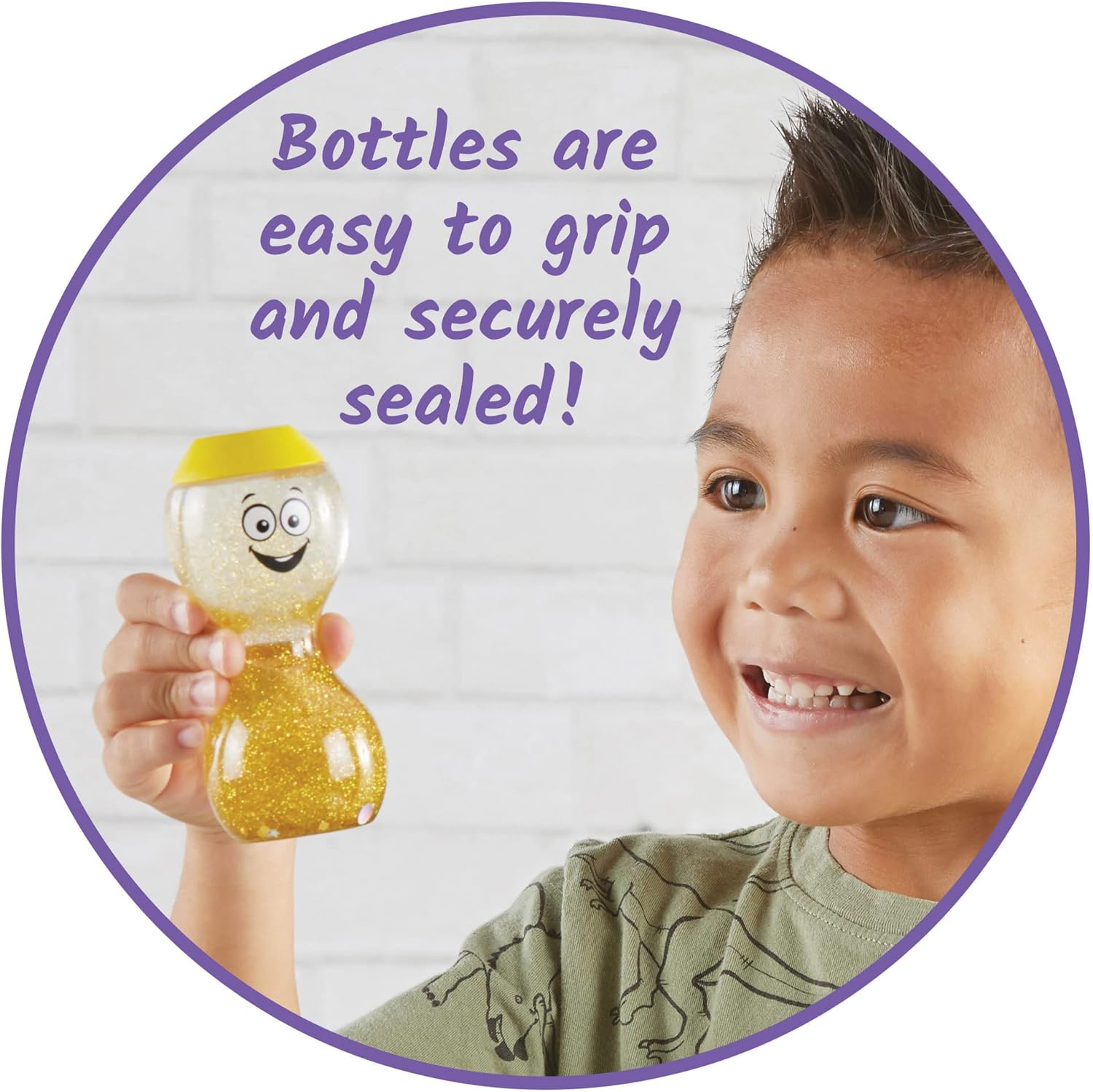 Learning Resources Express Your Feelings Sensory Bottles - Emotional Learning Toy for Ages 3+ 4