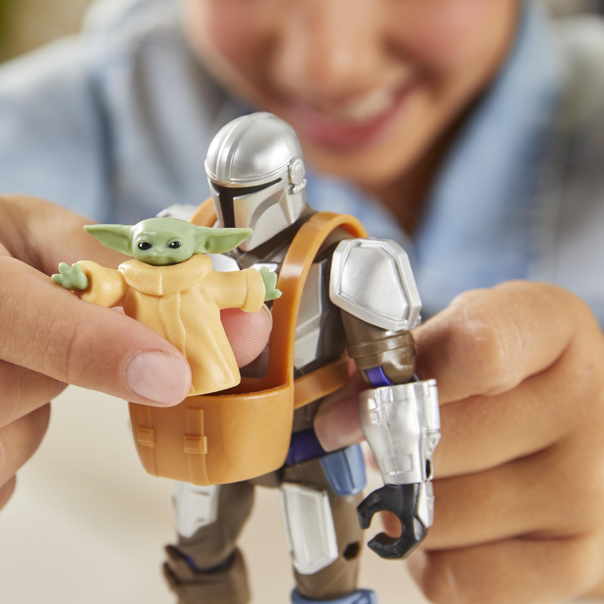Star Wars MixMashers The Mandalorian and Grogu Action Figure Set - Mix-and-Match Play for Kids 6