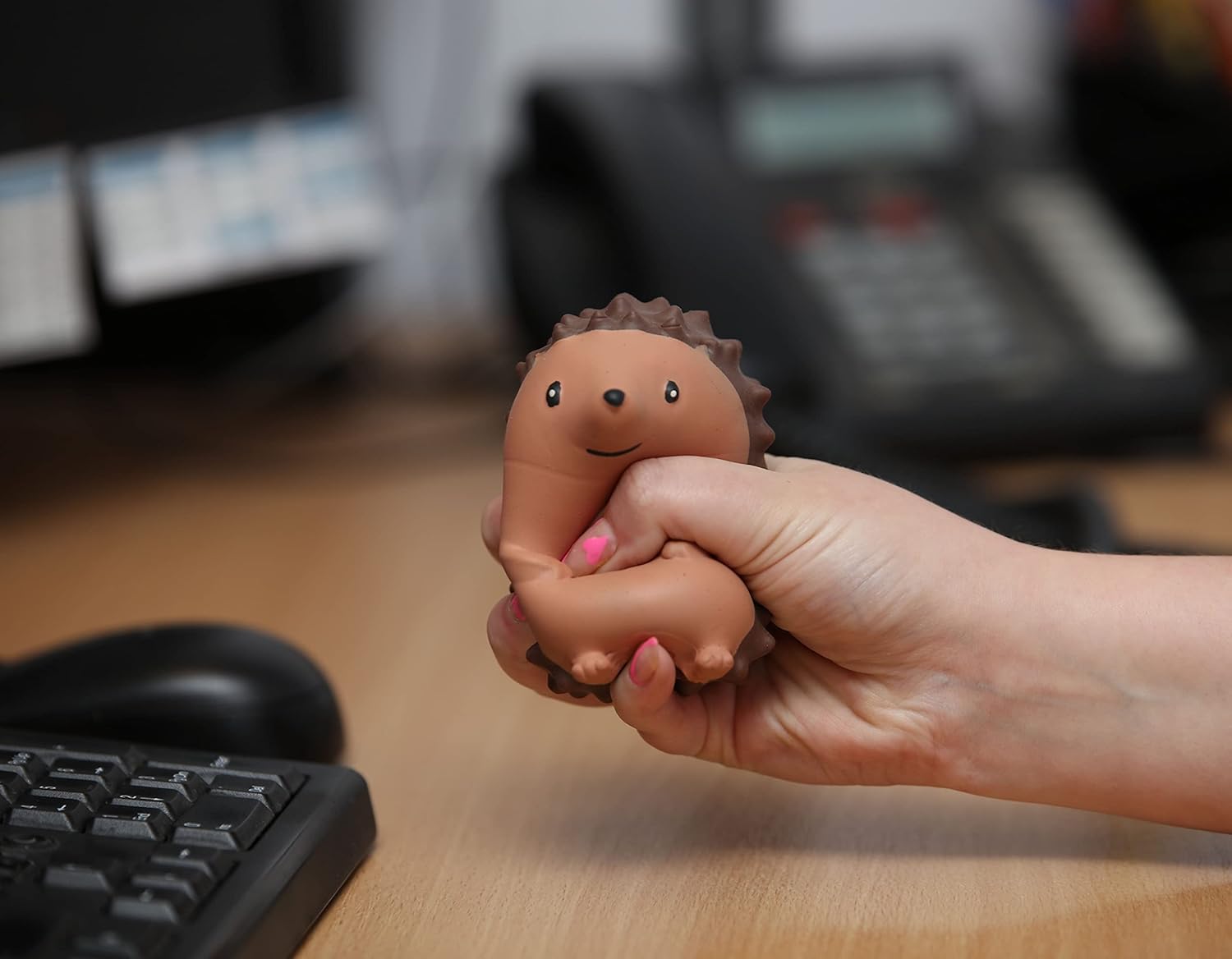 Stress Hog Squishy Hedgehog Toy - Fun Anxiety Relief for Adults & Teens 4