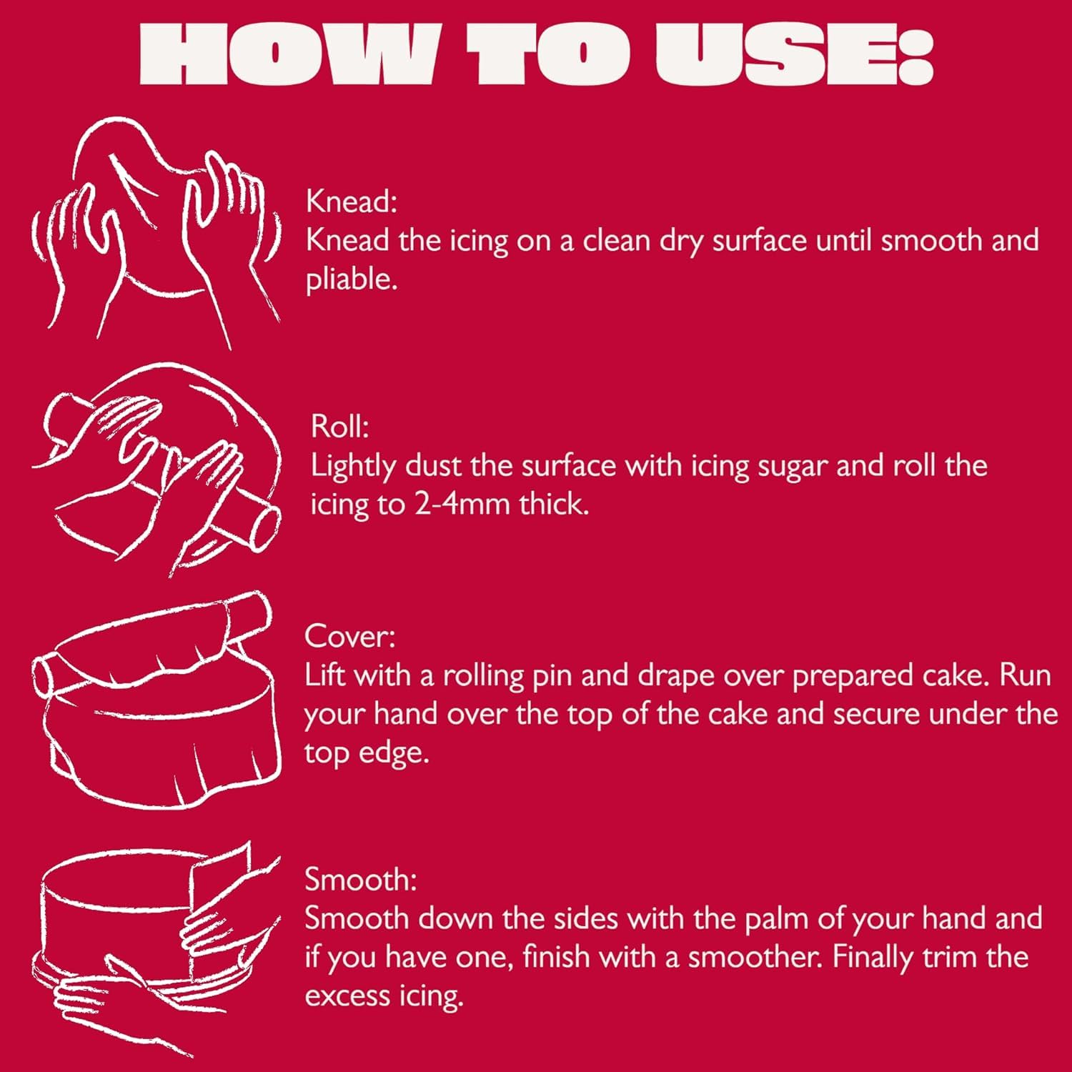 Renshaw - Green Extra Stretch Smooth & Thin Ready to Roll Fondant Icing, 1 kg 7