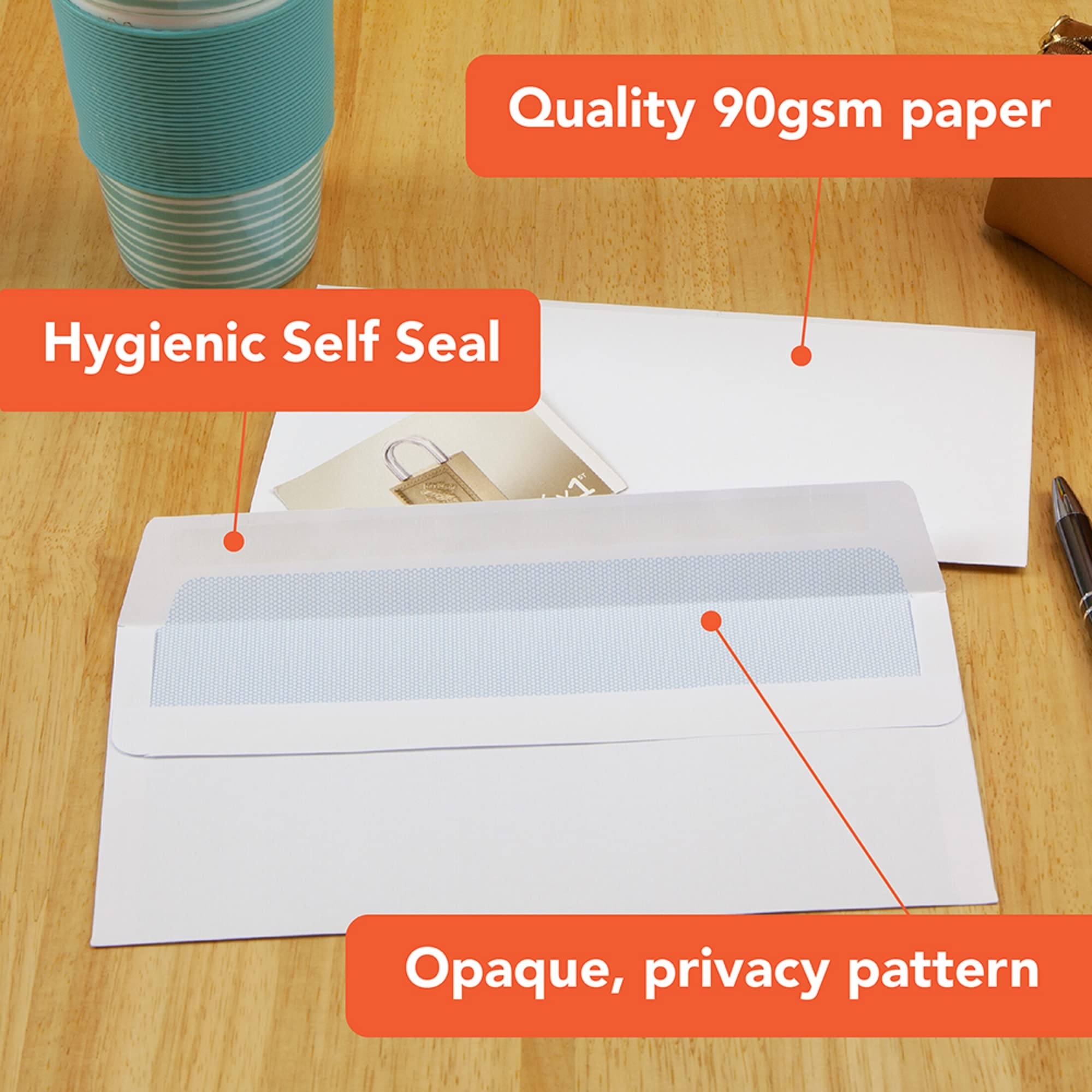 Postmaster A5 Catalogue Envelopes (229x162mm) 90 GSM Self Seal White, 200 Pack 3