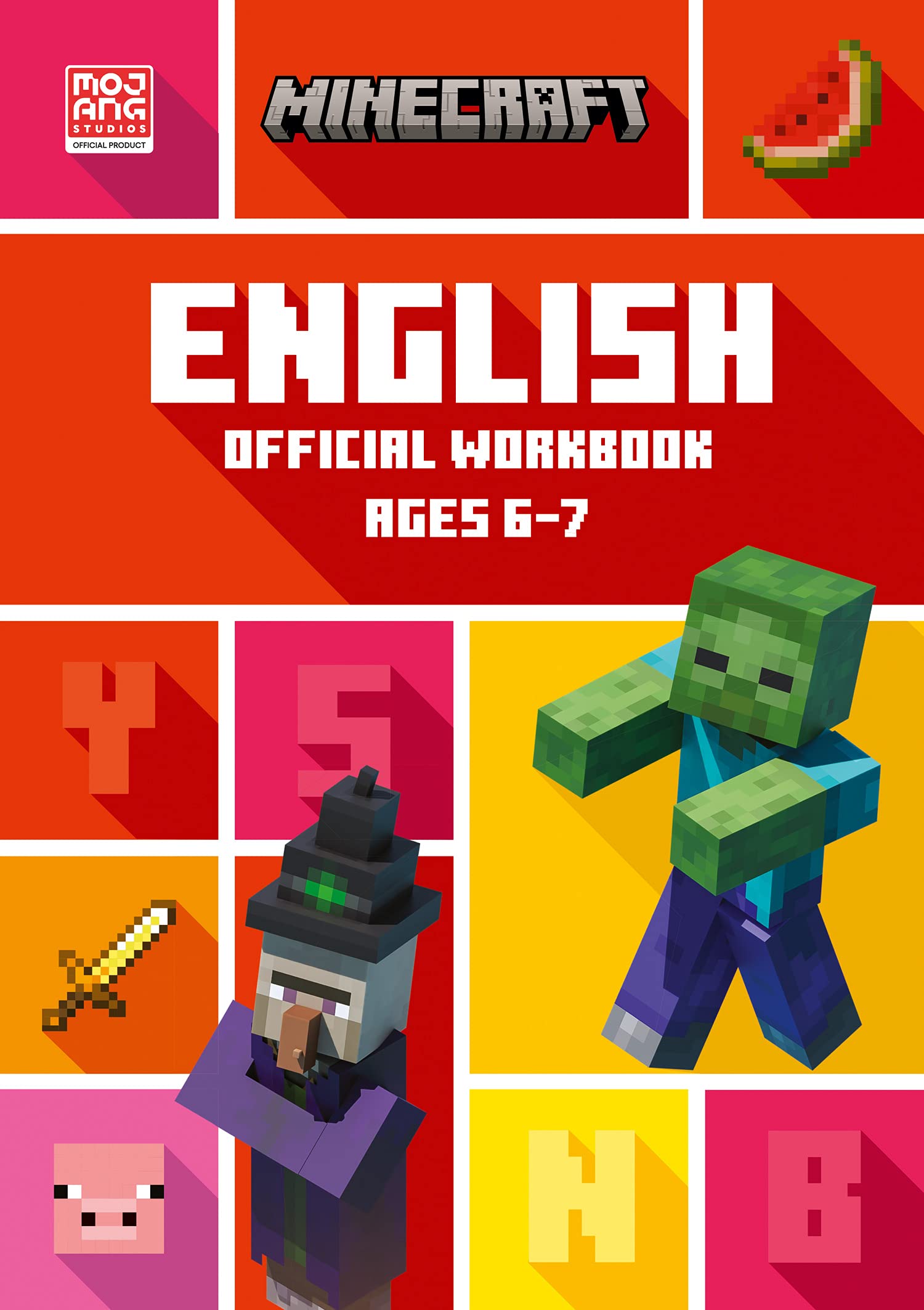 Collins Minecraft English Ages 6-7 Workbook - Year 2 English Skills