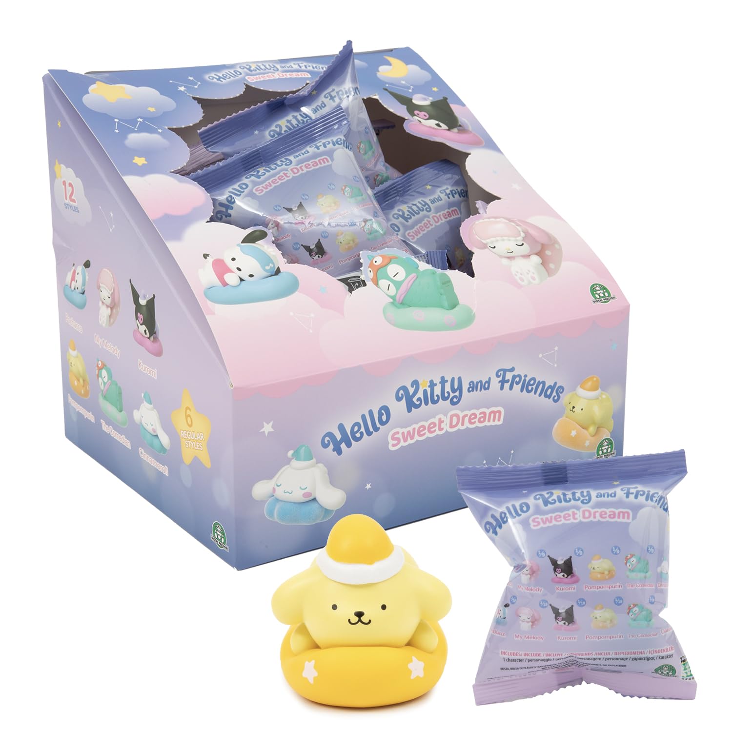 Hello Kitty Sweet Dreams Series - 1 Random Mini Figure Blind Bag (4cm) 9