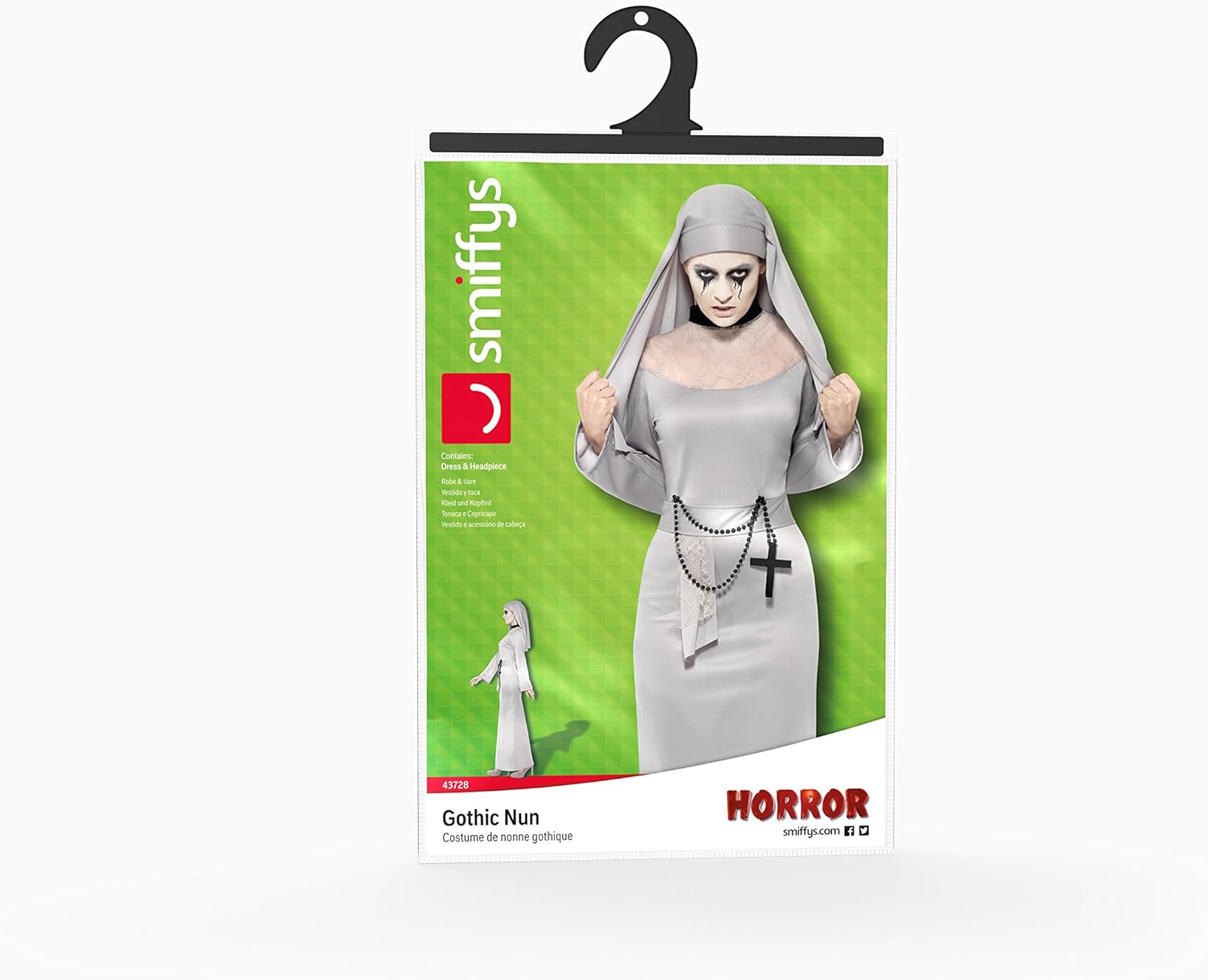 Smiffy's Gothic Nun Costume - Women's Size 8-10 7