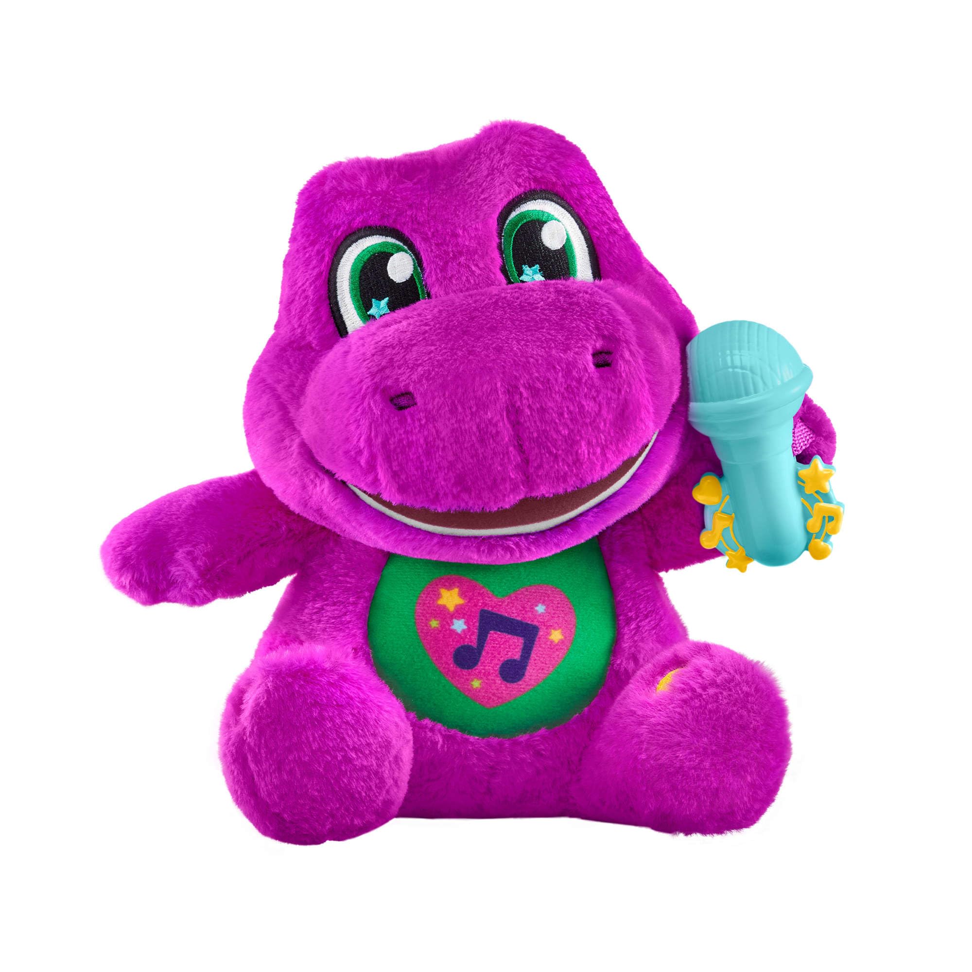 Sing-Along Barney Plush Toy - 10.5-Inch Interactive Musical Figure for Toddlers 2+ 5