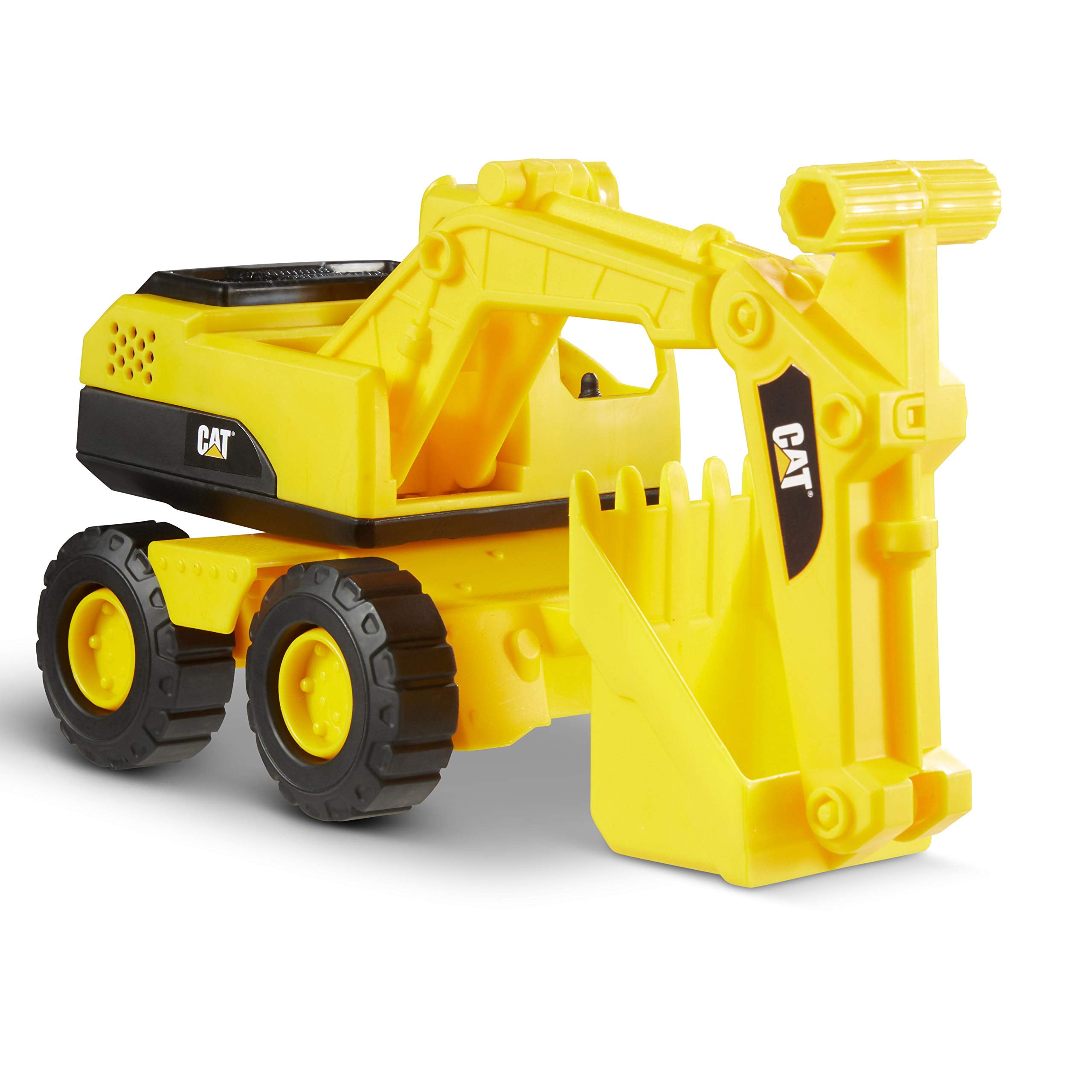CAT Excavator Vehicle - 10" Articulated Construction Toy for Kids 2-6 5
