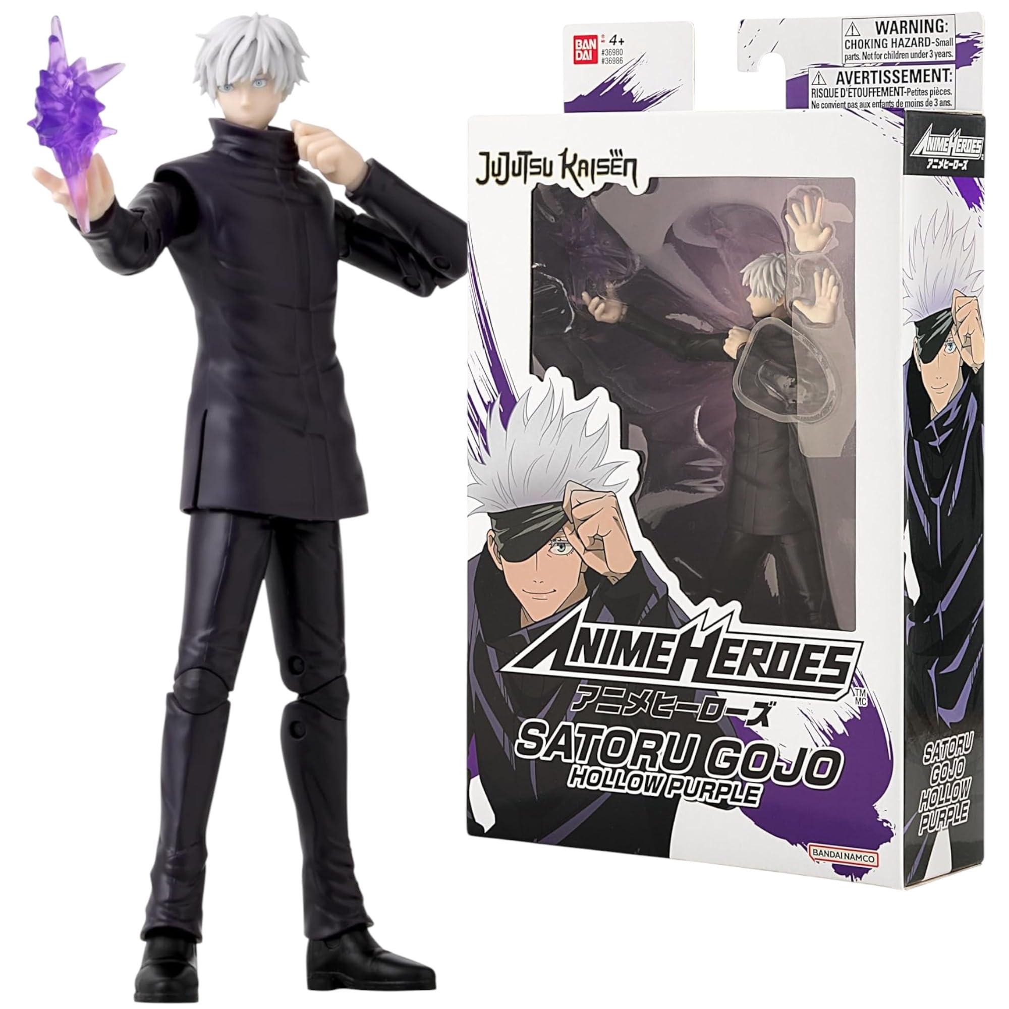 Bandai Anime Heroes Jujutsu Kaisen - Gojo Satoru Hollow Purple Action Figure