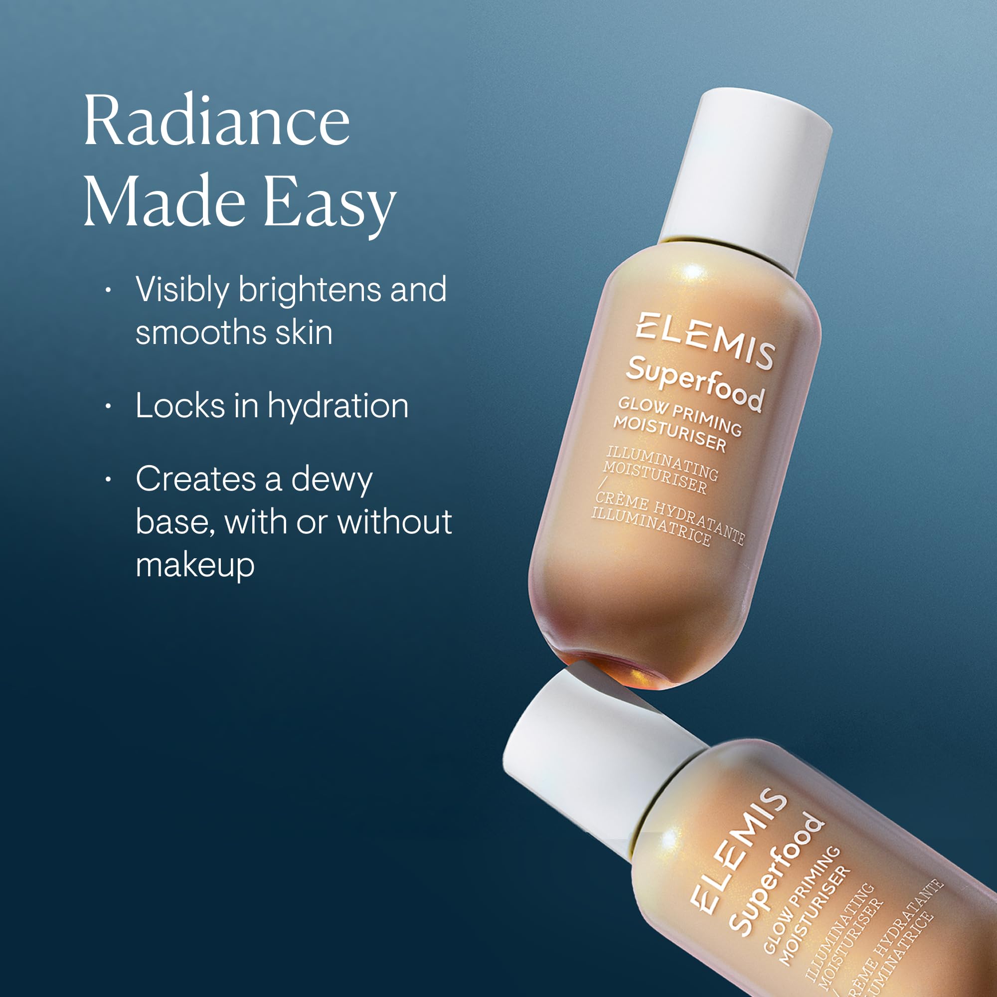 Elemis Superfood Glow Priming Moisturiser - Hydrating & Brightening Face Primer | 60 ml 2