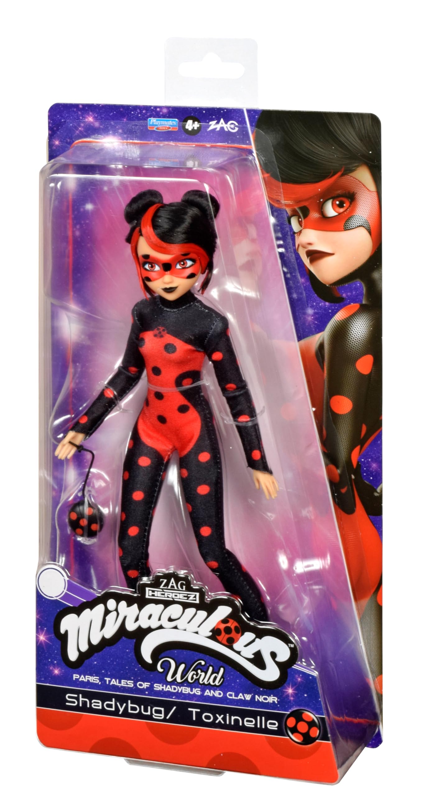 Miraculous Shadybug 26cm Action Figure with Accessories - Bandai Miraculous Dolls Range 8