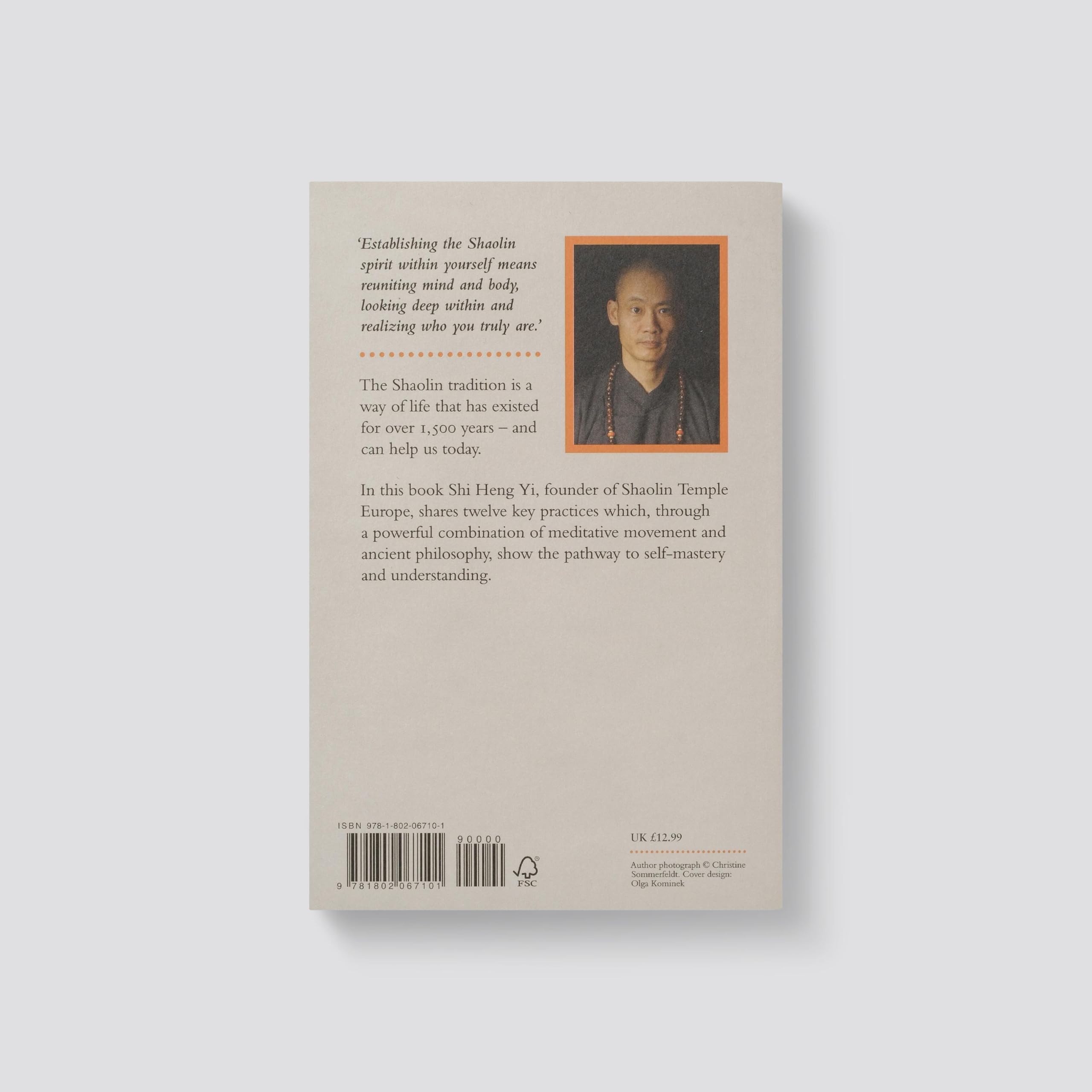 Yi, Shi Heng - Shaolin Spirit: The Way to Self-Mastery | Paperback