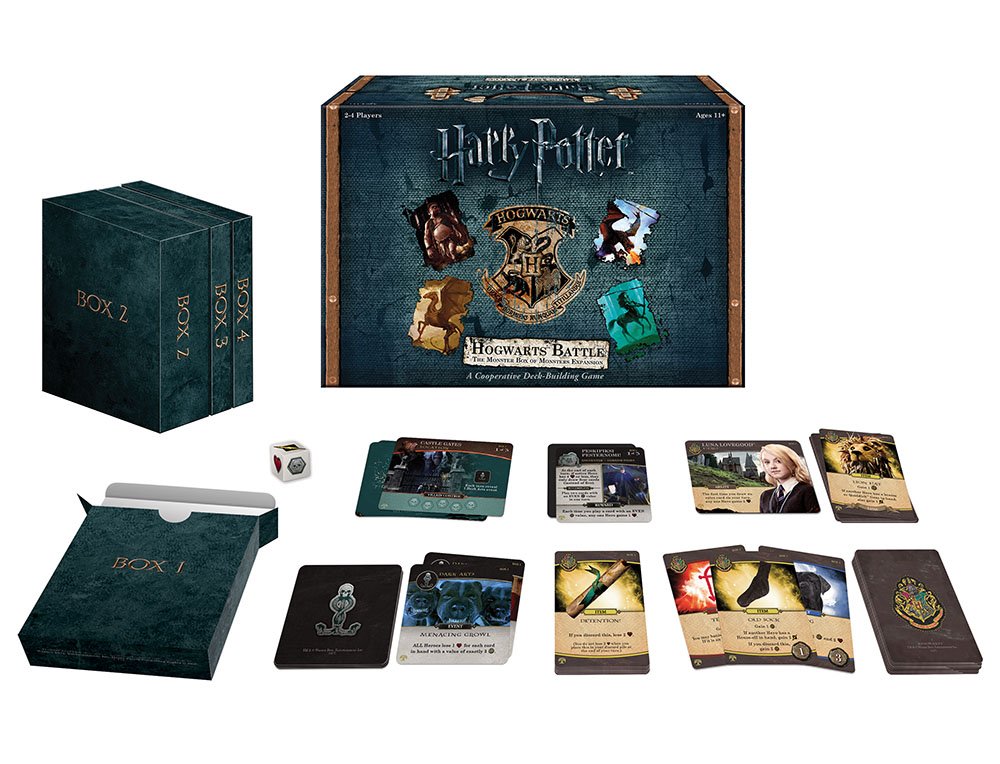 USAopoly Harry Potter: Hogwarts Battle Box of Monsters Erweiterungsbrettspiel 6