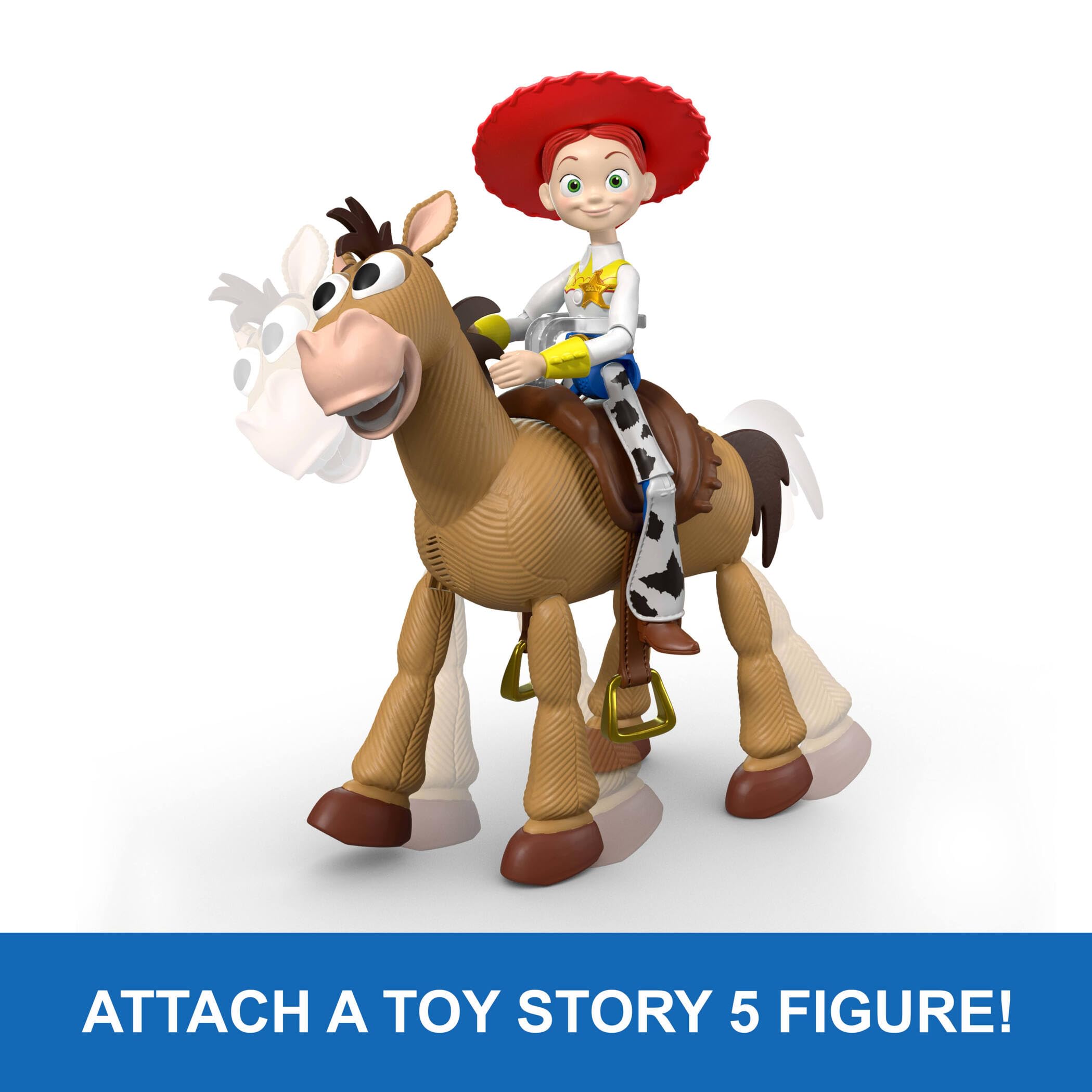 Mattel Toy Story 5 Giddy-Up Bullseye RC Figure | 12-Inch Scale | Sound & Interactive 4