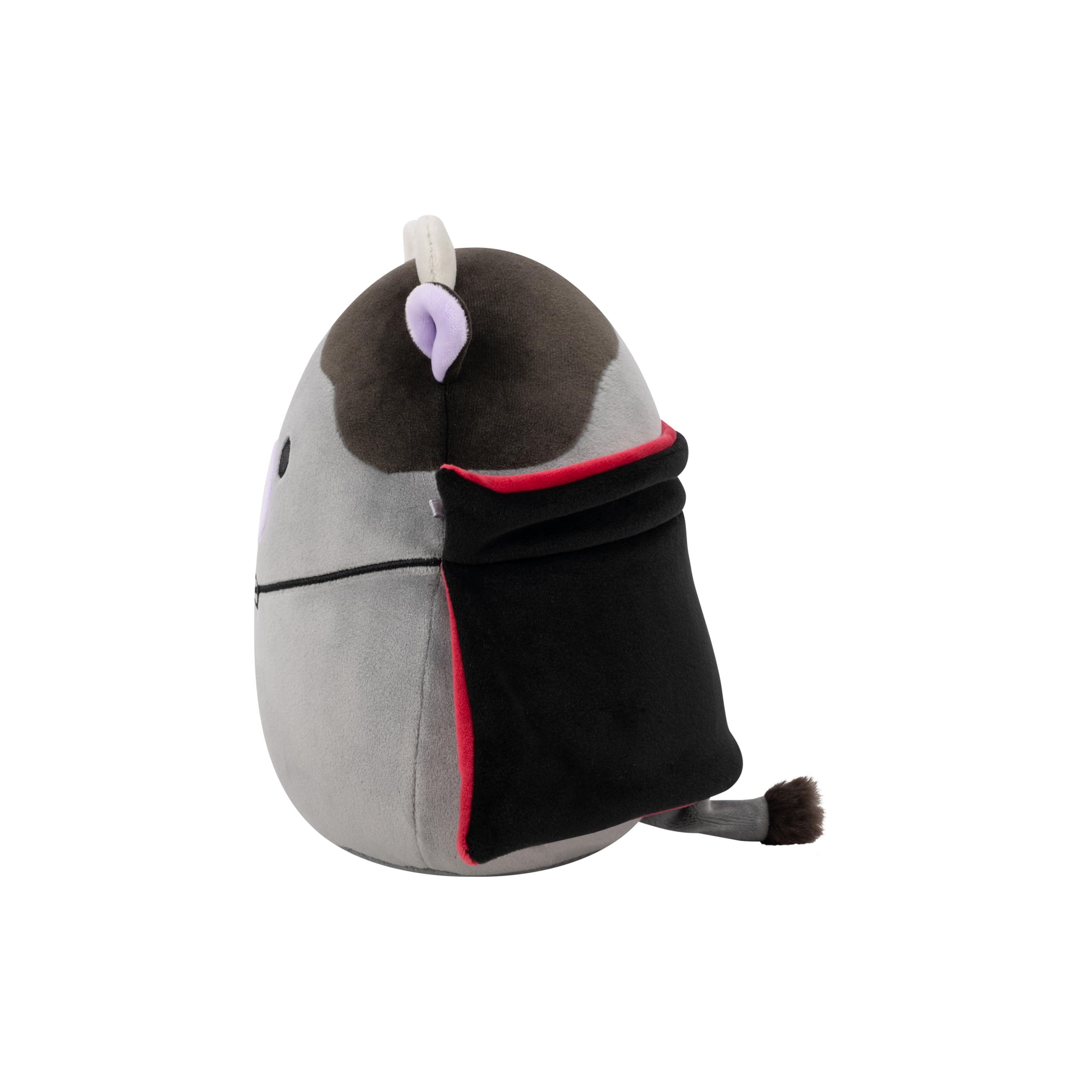 Squishmallows Bridgette the Grey and Black Cow - 7.5-Inch Halloween Plush Toy 5