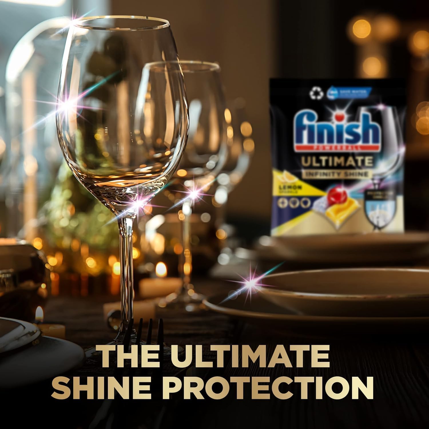 Finish Ultimate Infinity Shine Dishwasher Tablets, Lemon, 100 Tablets 6