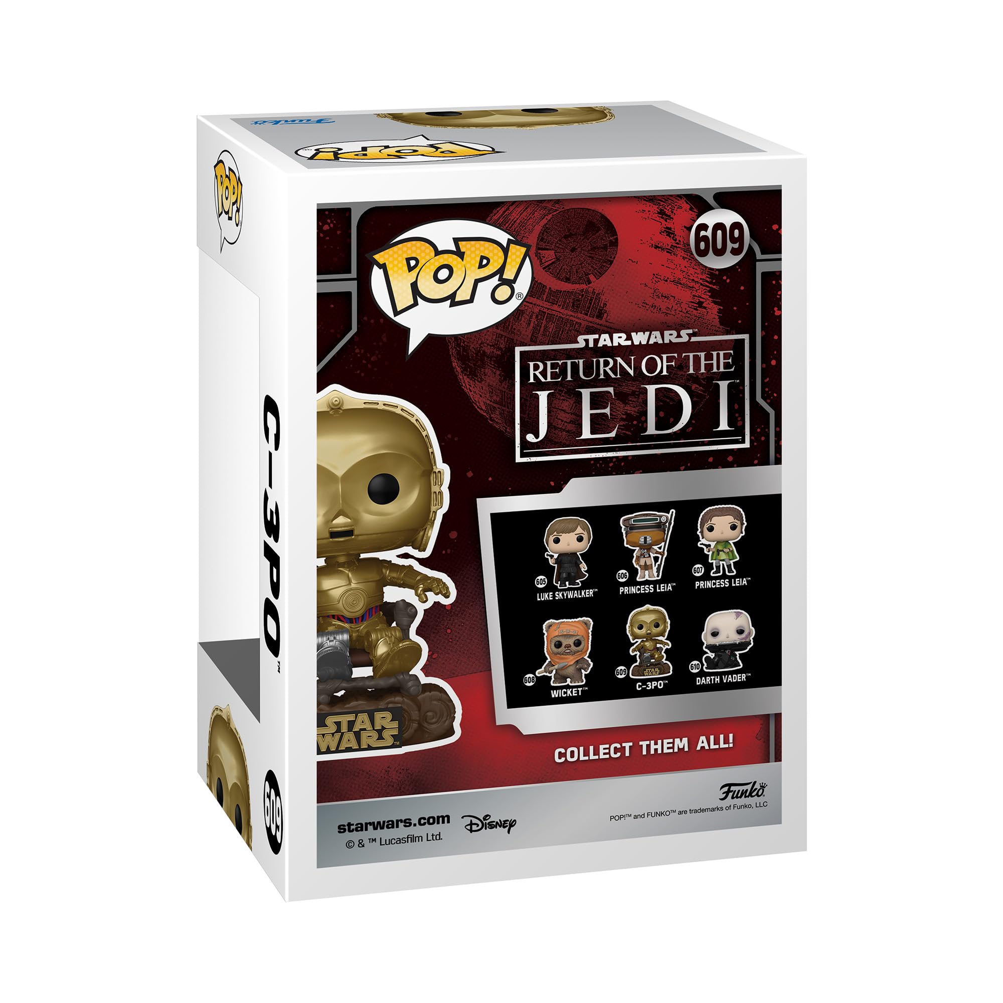 Funko Pop! Star Wars: Return of the Jedi 40th Anniversary - C-3PO in Chair Vinyl Figure 4