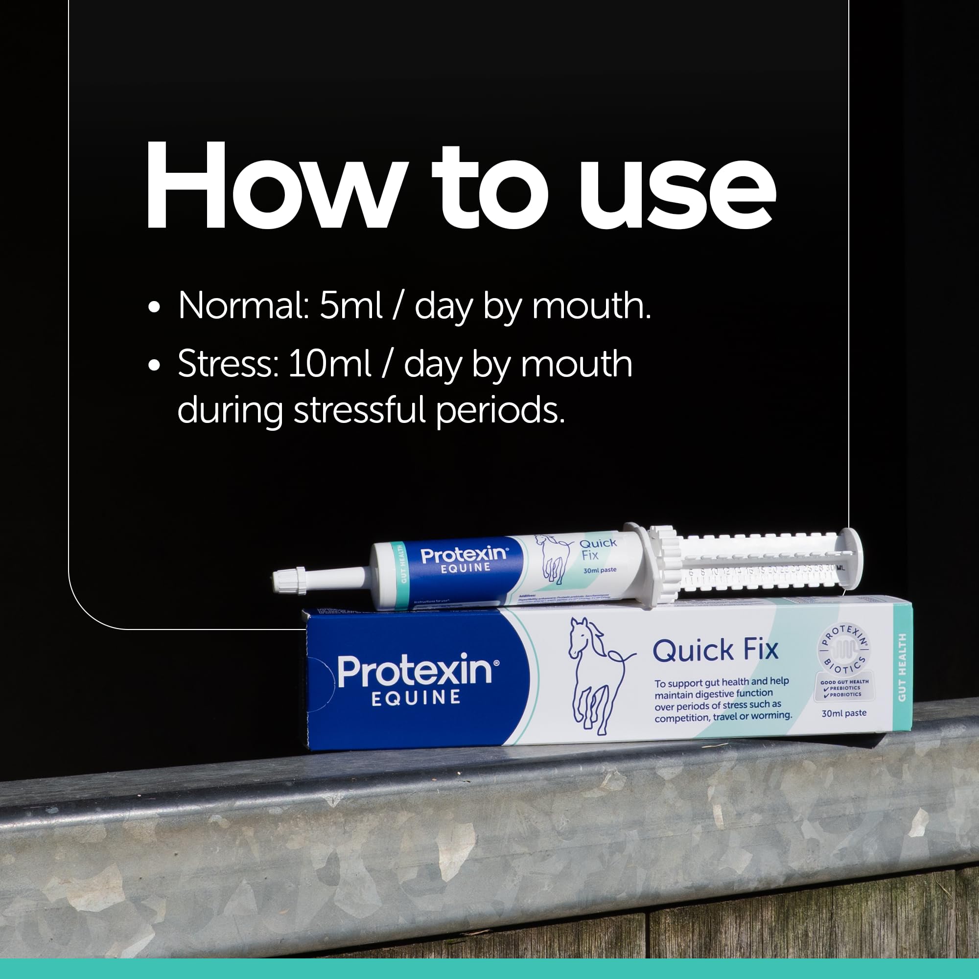 Protexin Equine Premium Quick Fix Digestive Support Paste - 30 ml Peppermint 5